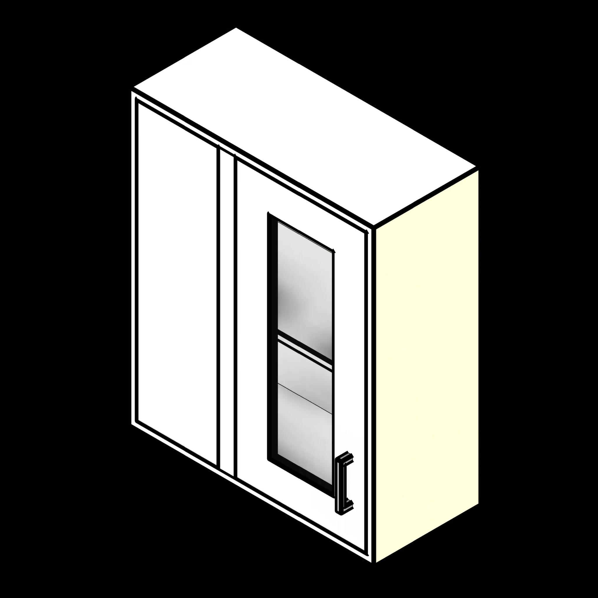  SSG Cabinet Lab Wall Dead Corner PCS Right Glass Inset Door