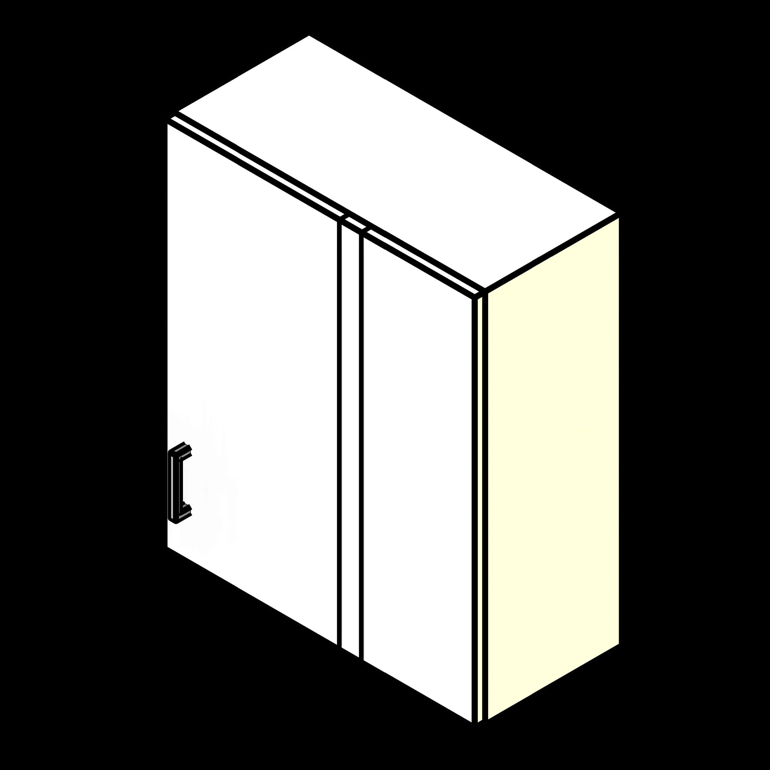  SSG Cabinet Lab Wall Dead Corner PCS Left Solid Overlay Door