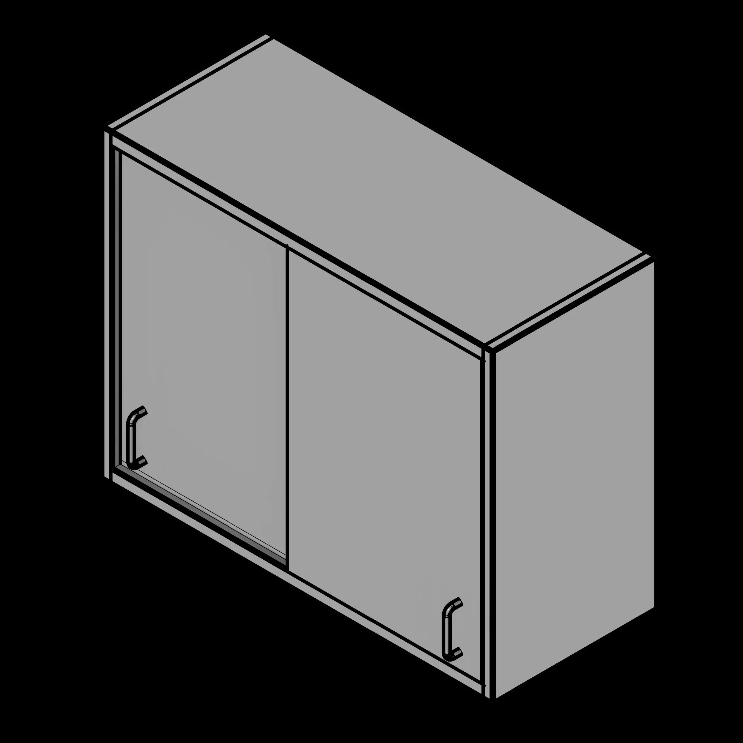  SSG Cabinet Wall Sliding Doors SST Solid Doors