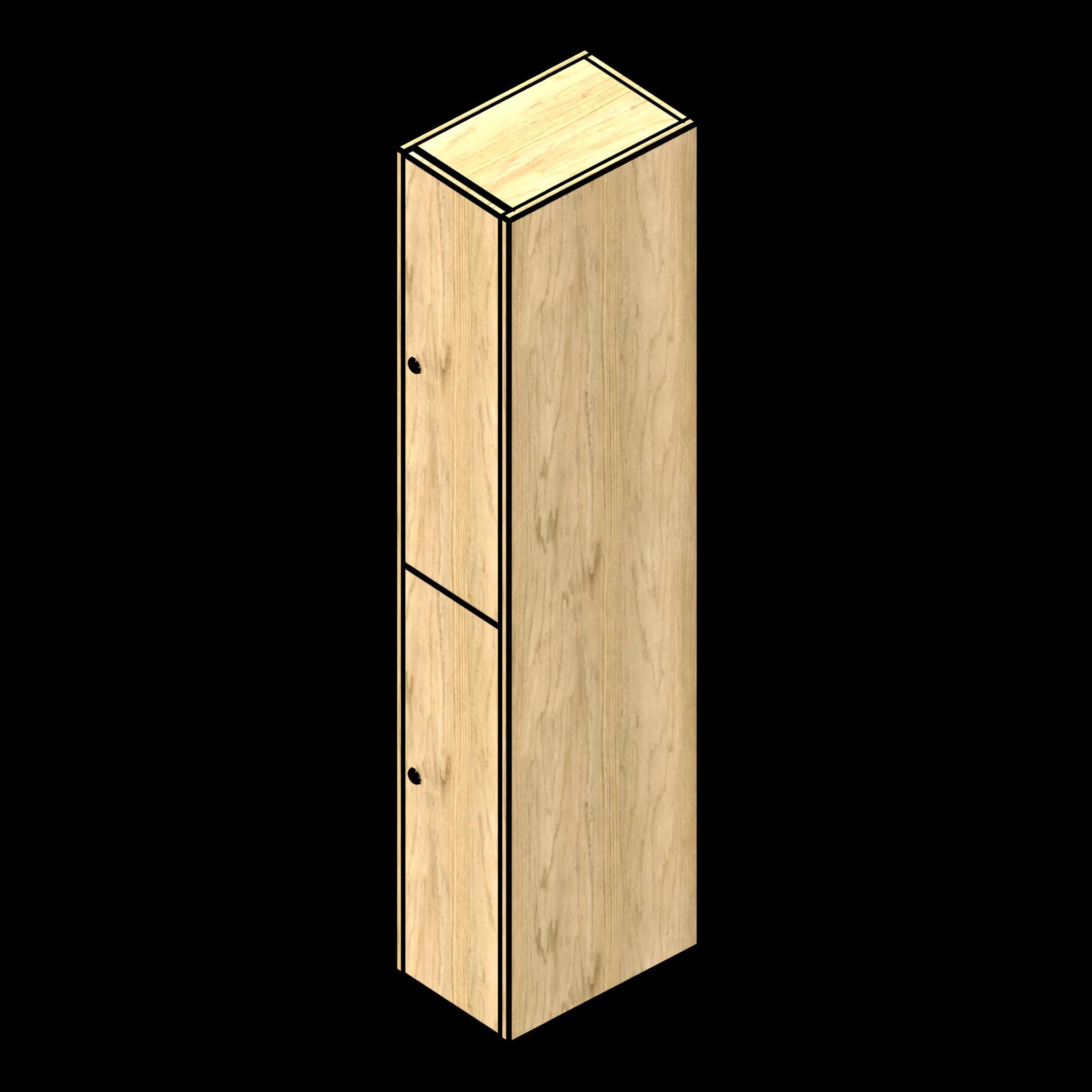 SSG Locker Tiered Club PLY 1 Column 2 Tier