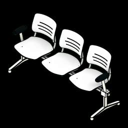 SSG Seat Tandem Lounge Armrests PPL