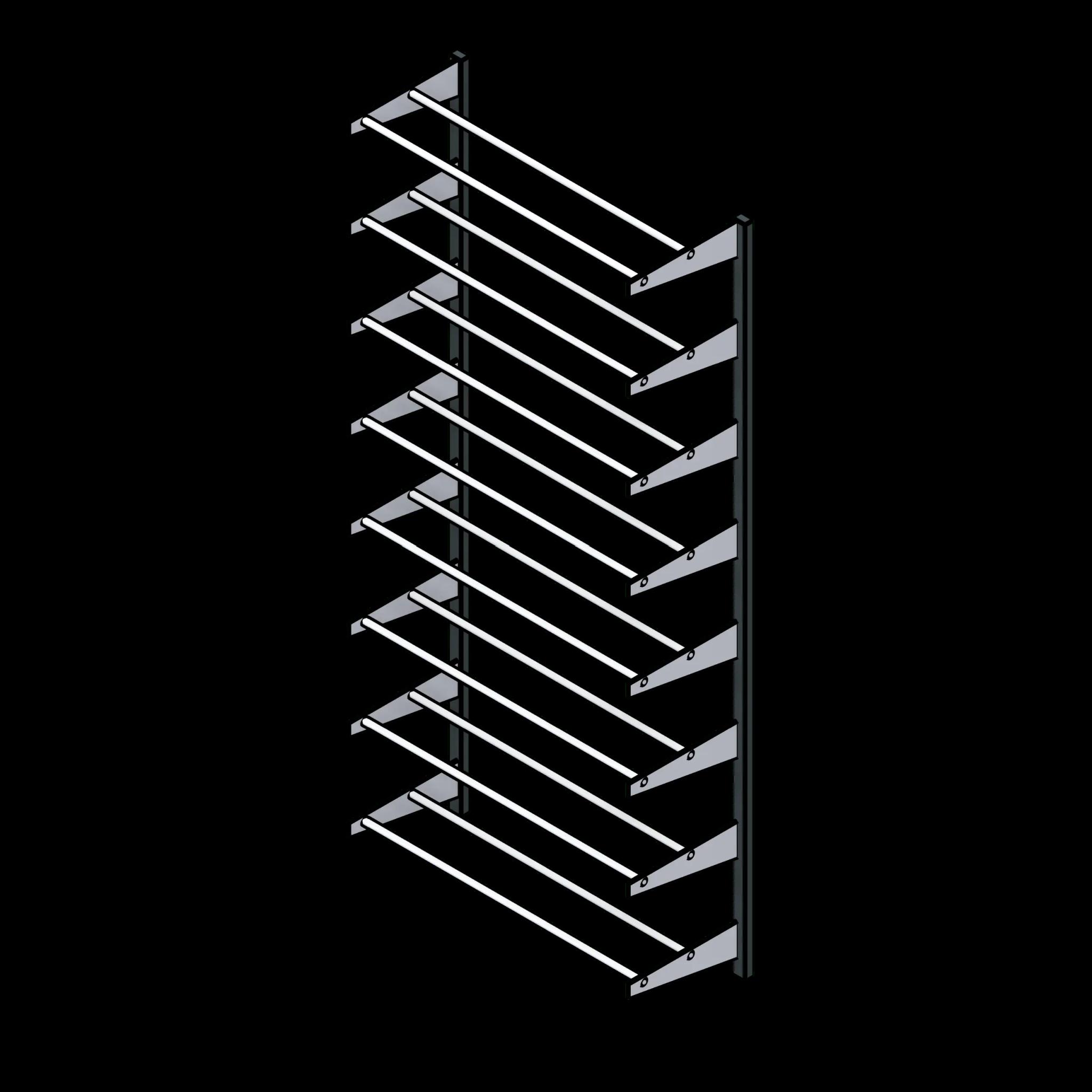 SSG Rack Cantilever Athletic PCS 36x84 8 Levels