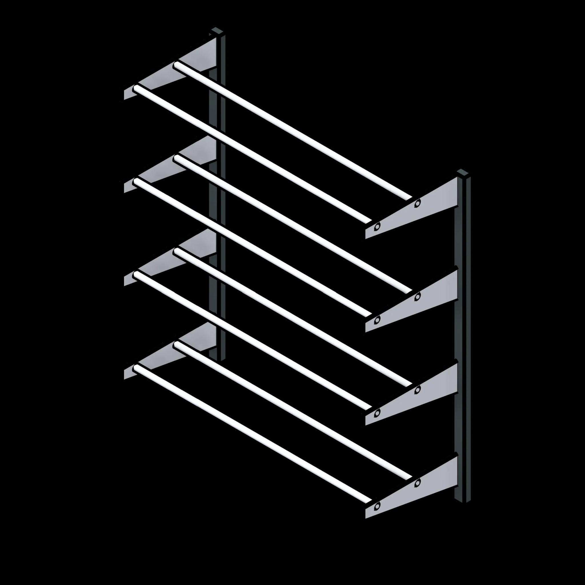 SSG Rack Cantilever Athletic PCS 36x42 4 Levels
