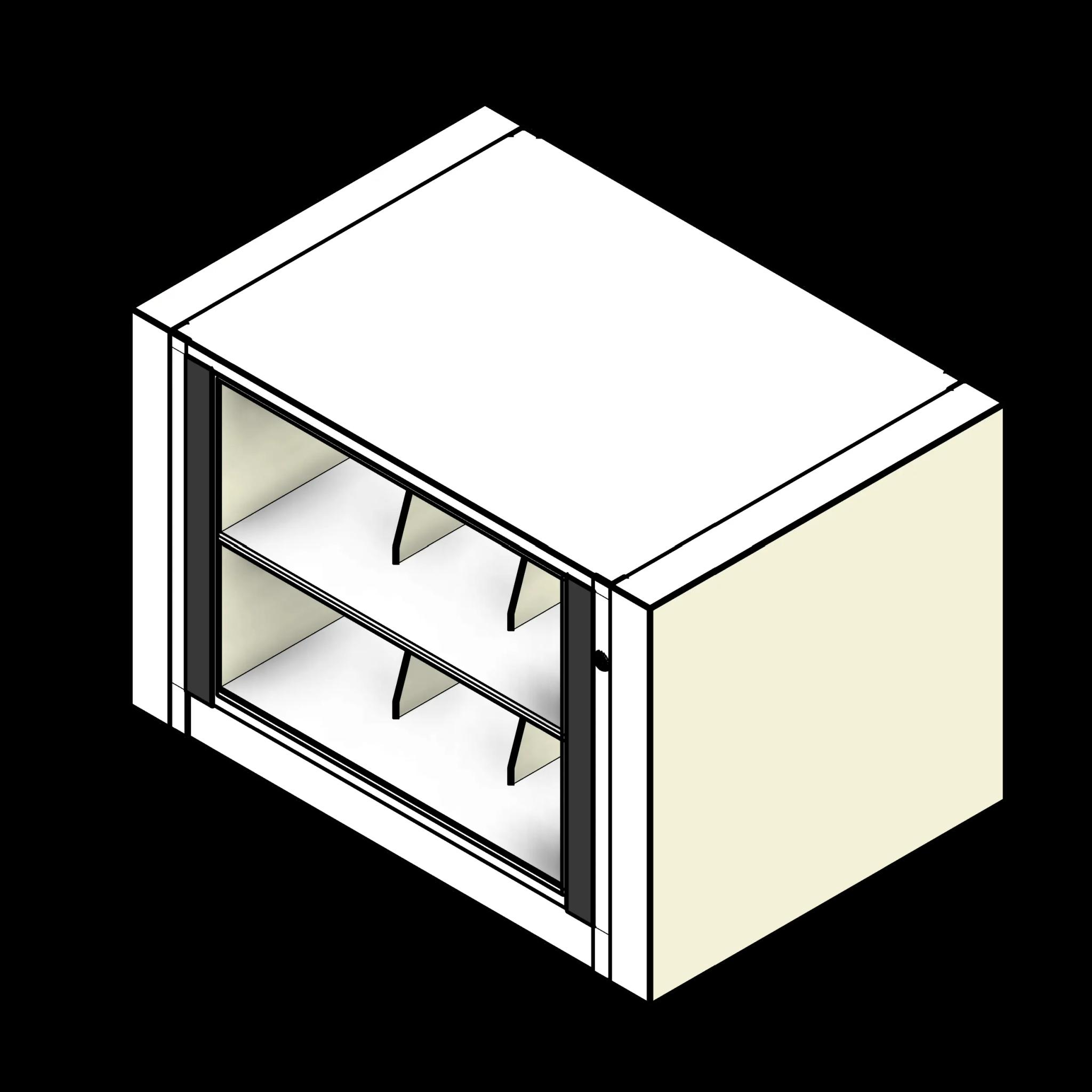 SSG Cabinet File Rotary PCS Starter Legal 2 Shelves