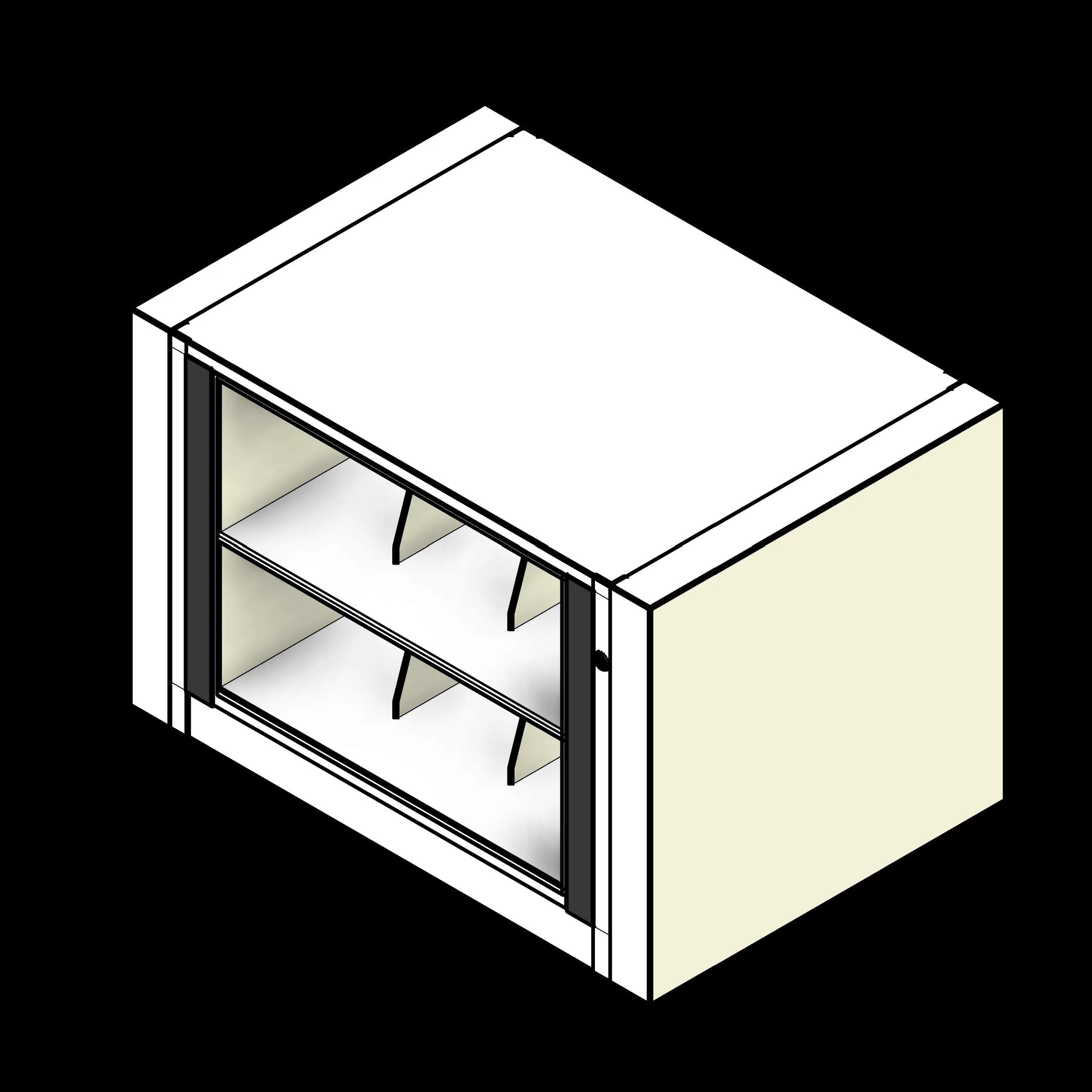 SSG Cabinet File Rotary PCS Starter Legal 2 Shelves