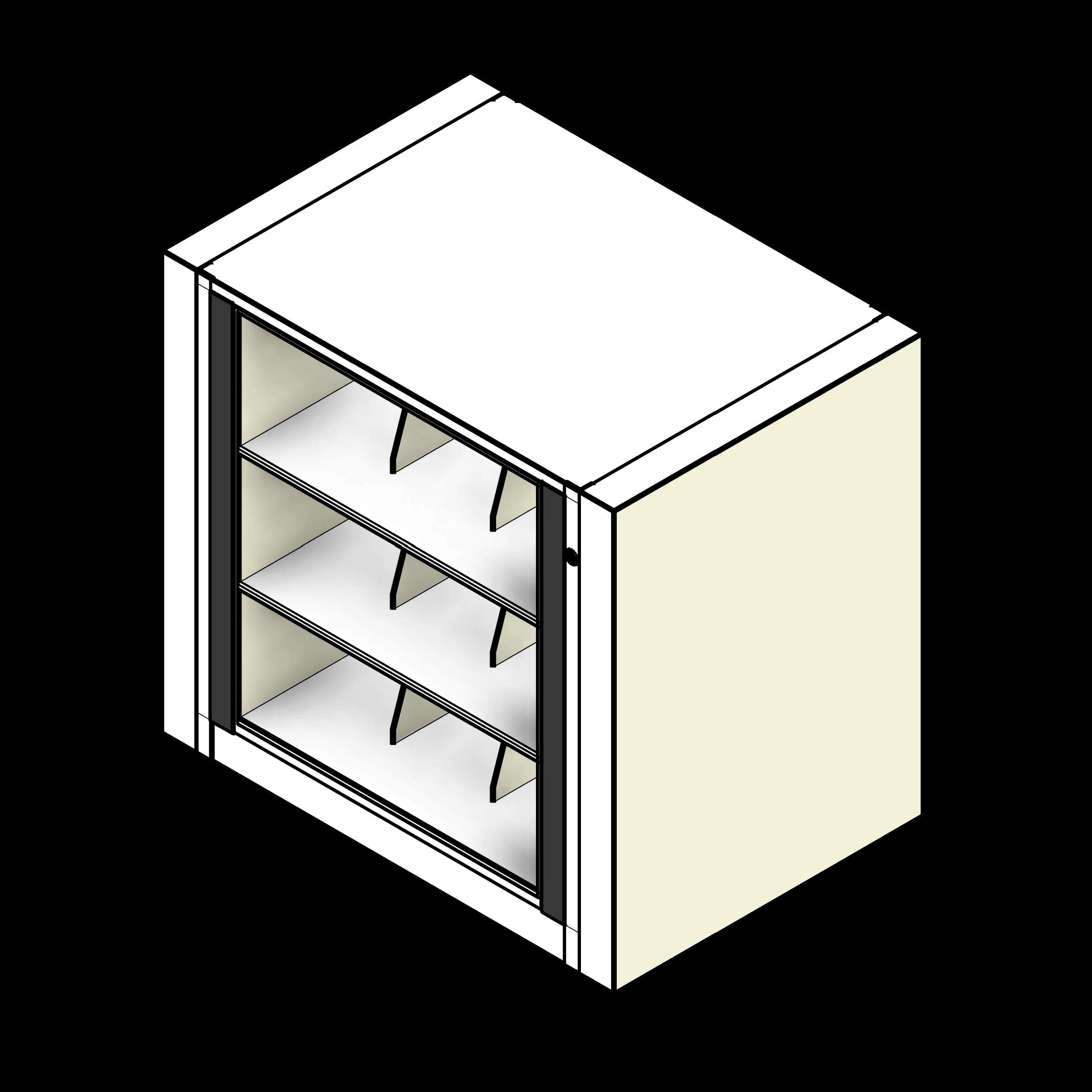 SSG Cabinet File Rotary PCS Starter Legal 3 Shelves