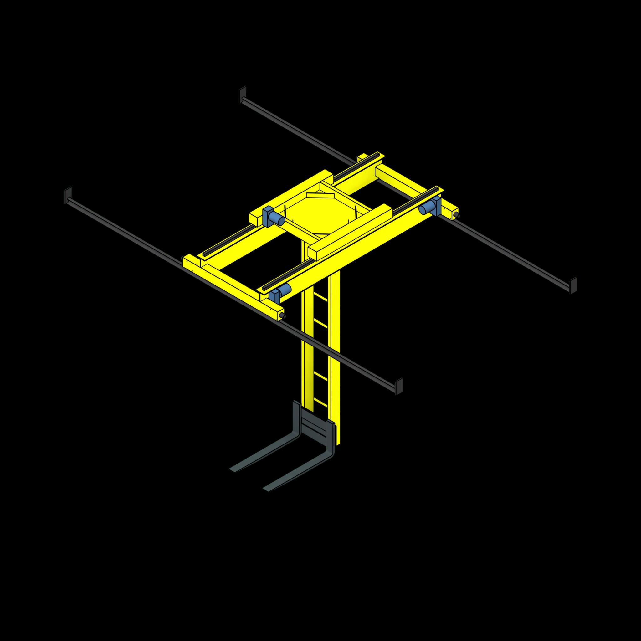 SSG Retrieval System Pallet Rack Single Aisle PCS