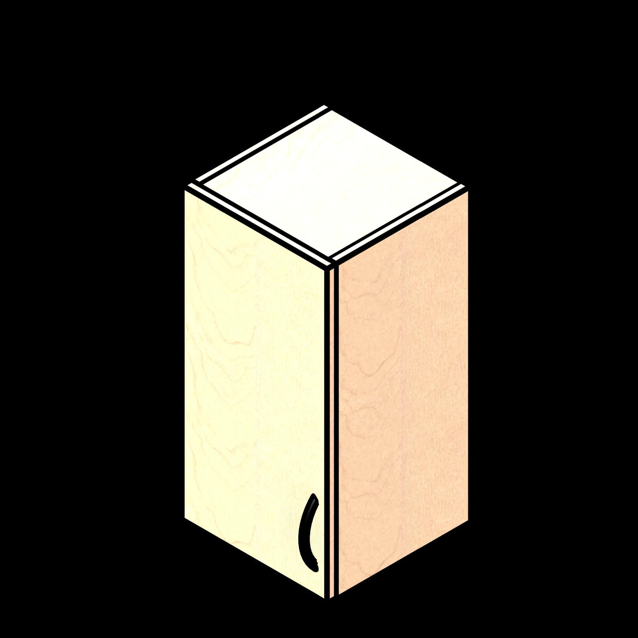 SSG Cabinet Wall 1 Door LAM Left Hinge