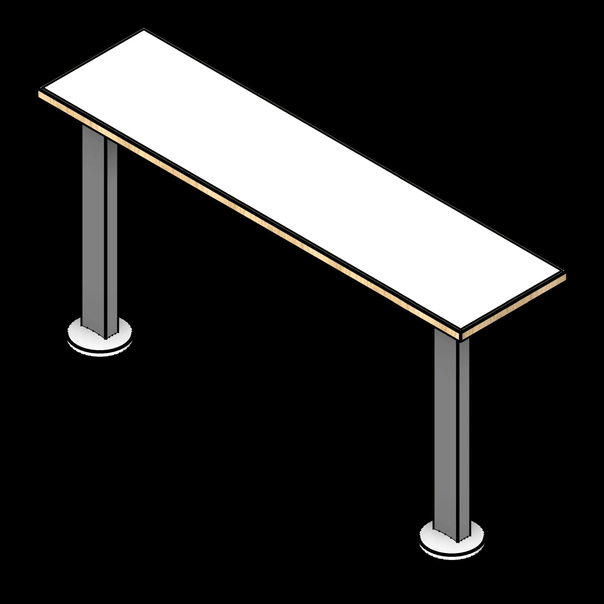 SSG Table Lecture LAM Wood Edge Laminate Front