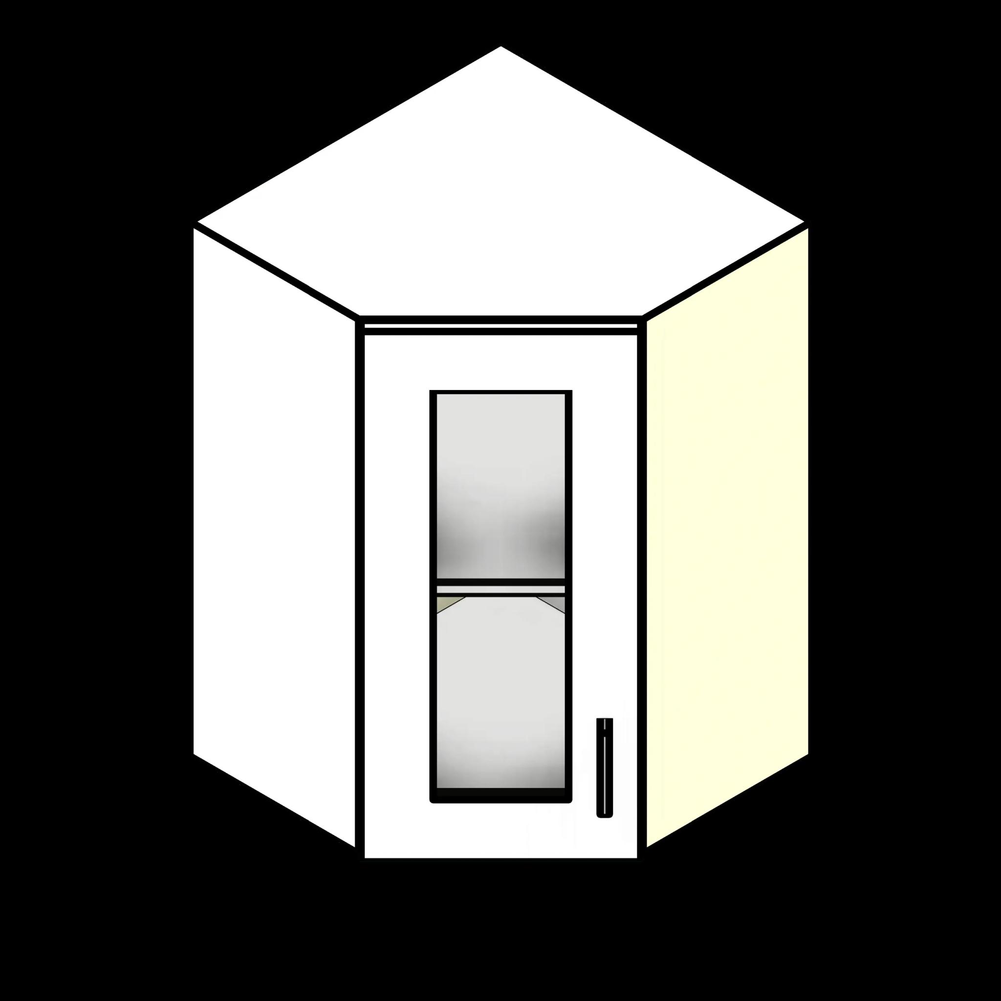  SSG Cabinet Lab Wall Corner Angle PCS Overlay Glass Door