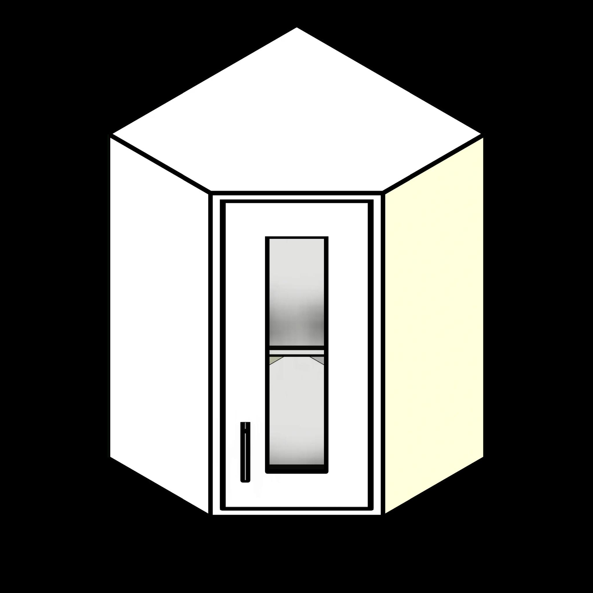  SSG Cabinet Lab Wall Corner Angle PCS Inset Glass Door