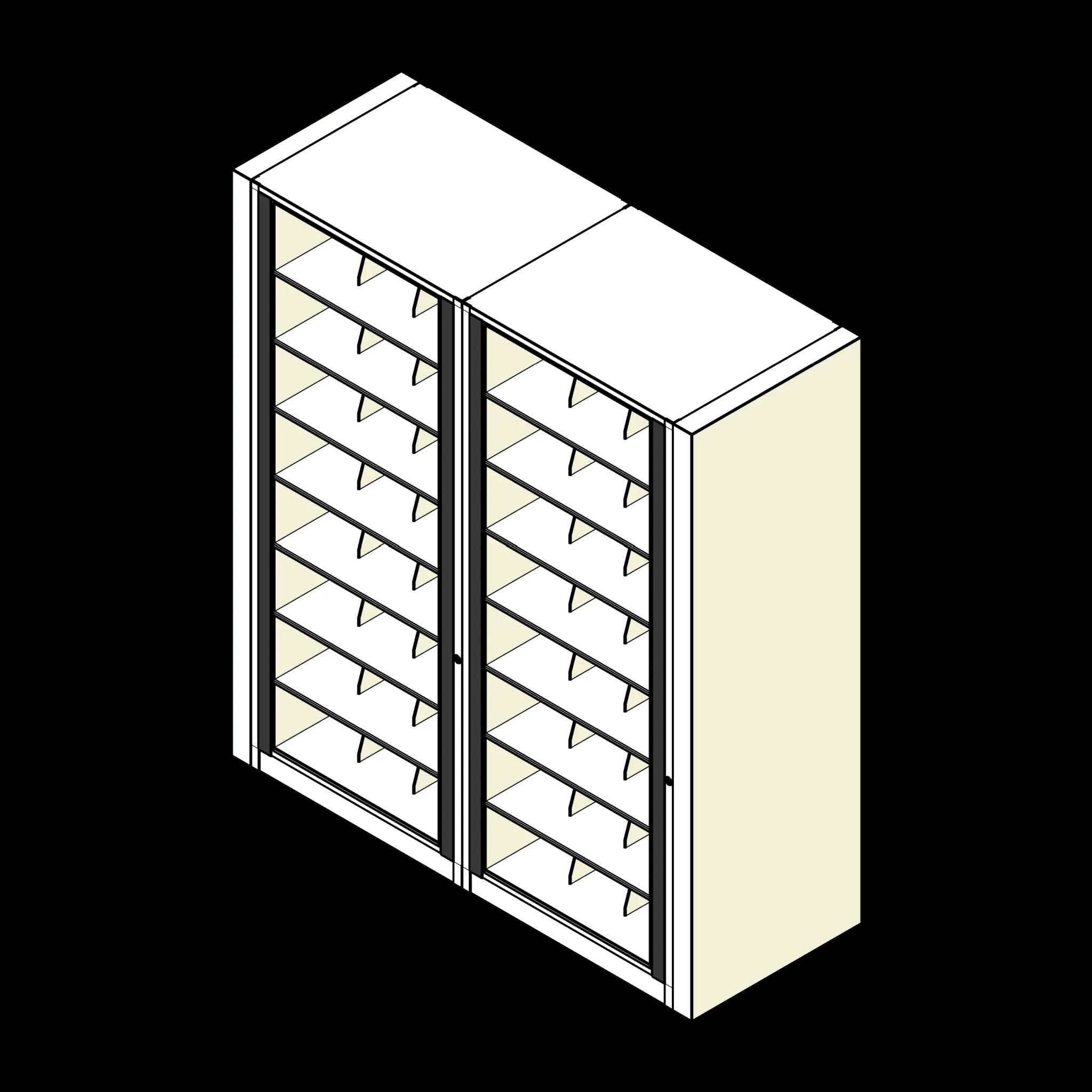 Rotary Cabinet Legal 2 Cabinets 8 Tier Shelves