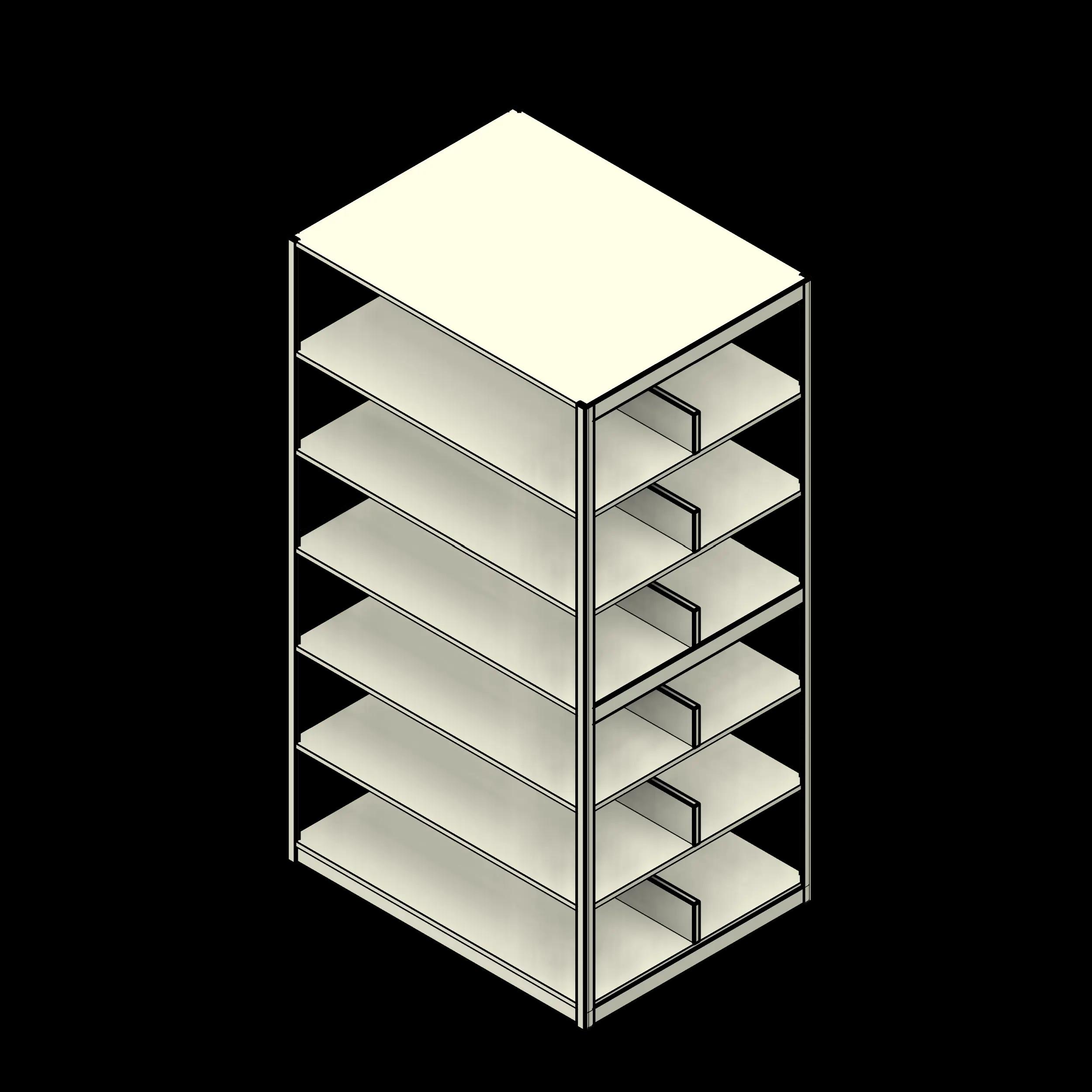 4 Post Box 6 Tier Double Sided