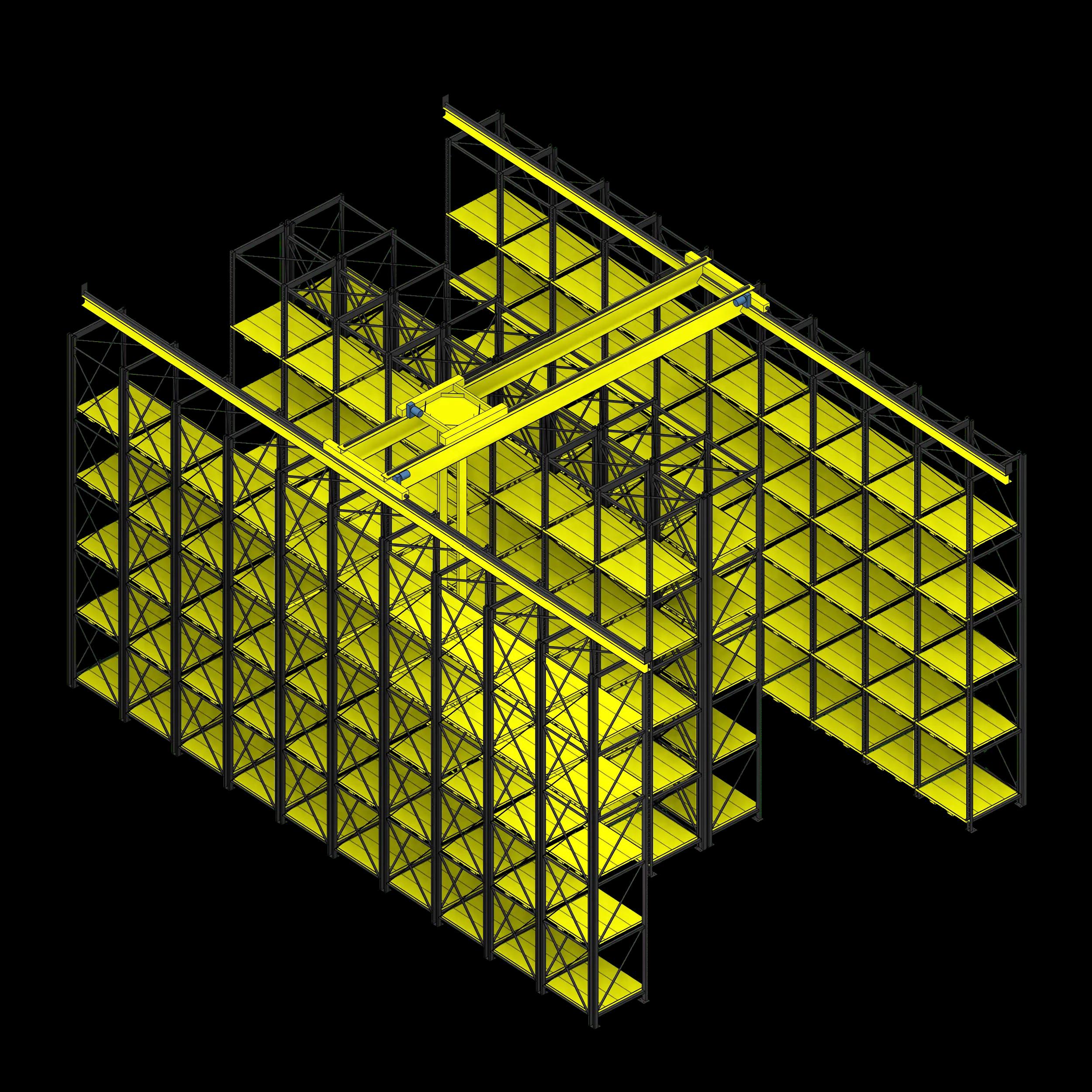 SSG Retrieval System Pallet Rack Double Aisle 292