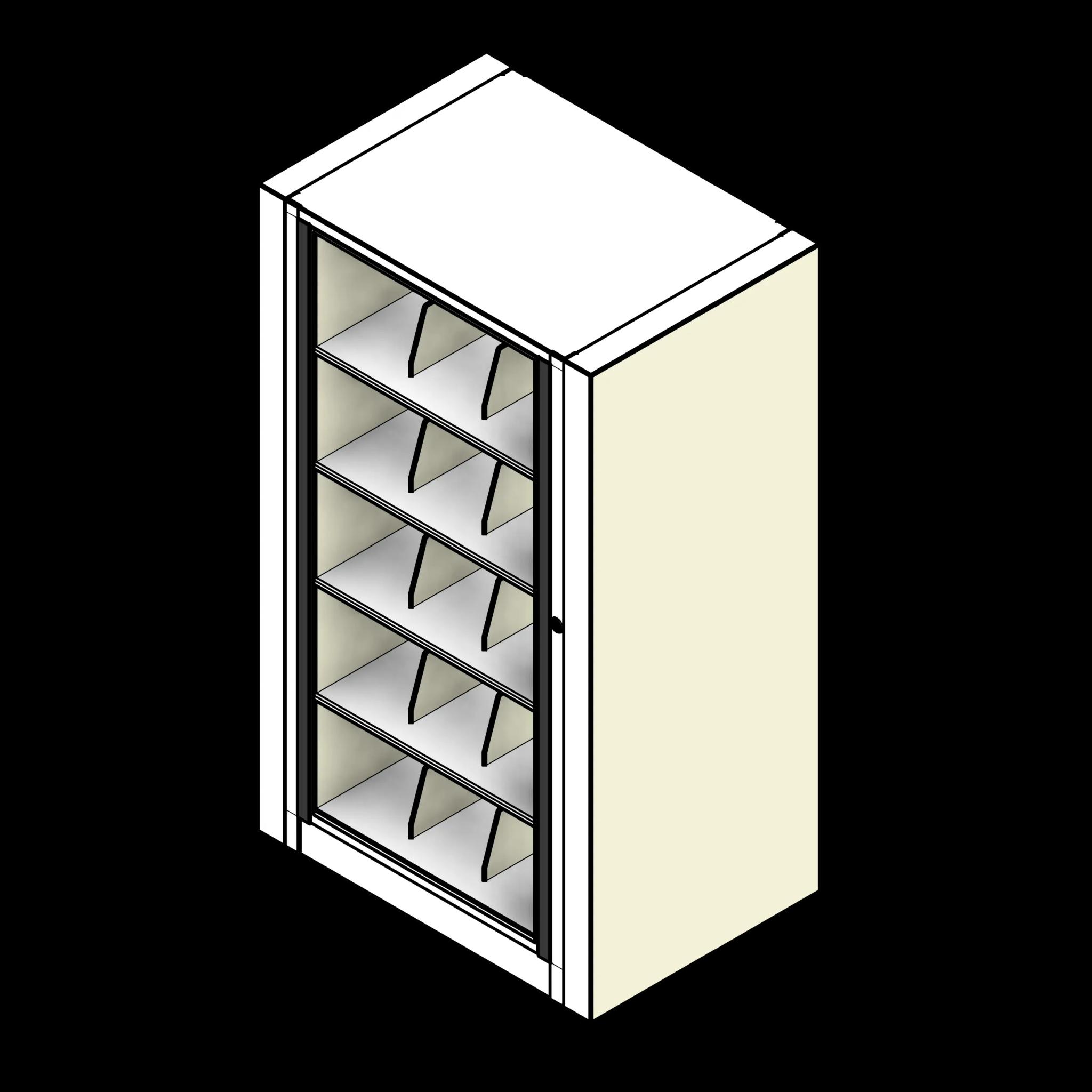  Rotary Cabinet Letter 1 Cabinet 5 Tier Shelves