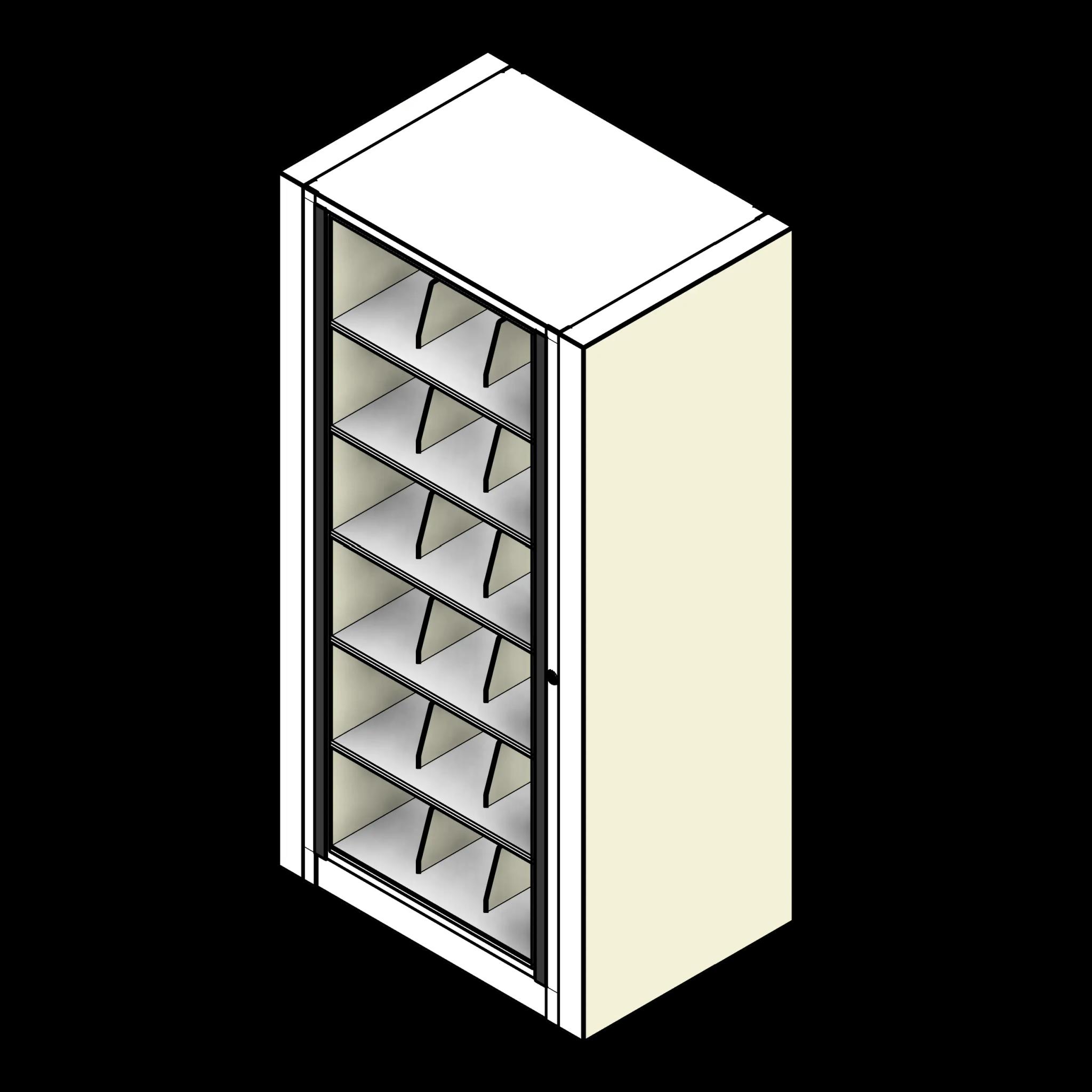  Rotary Cabinet Letter 1 Cabinet 6 Tier Shelves