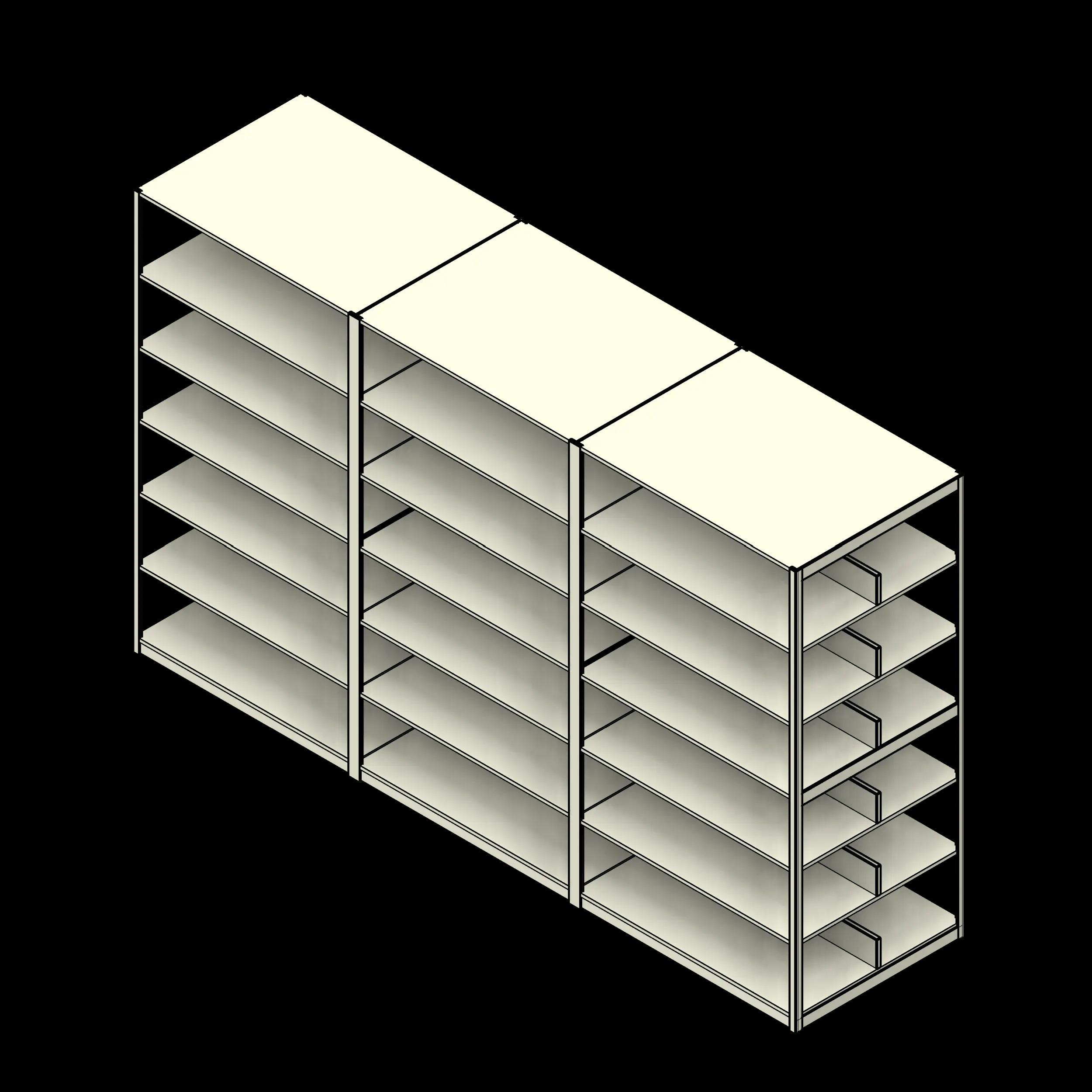 4 Post Box 3 Unit 6 Tier Double Sided