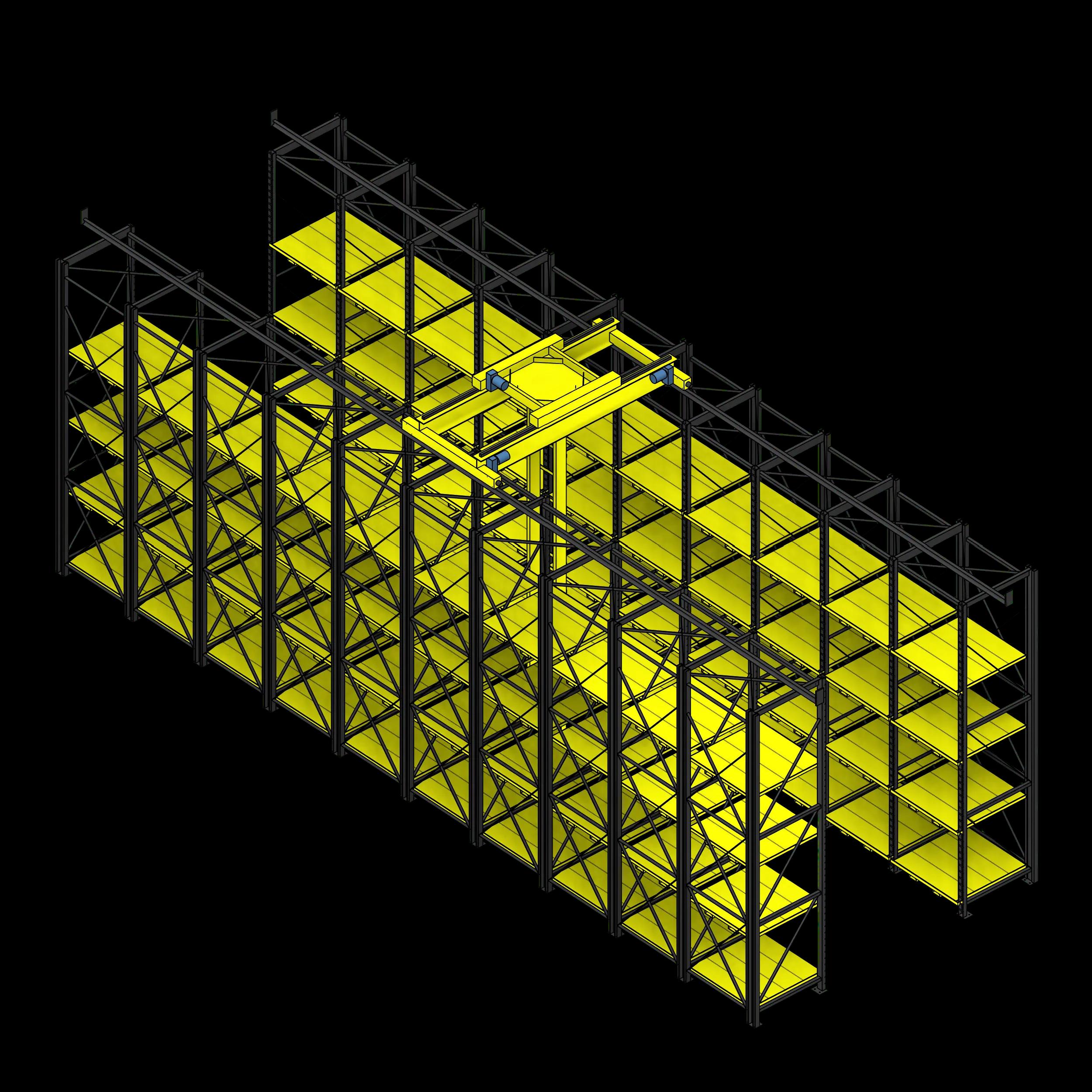SSG Retrieval System Pallet Rack Single Aisle 196