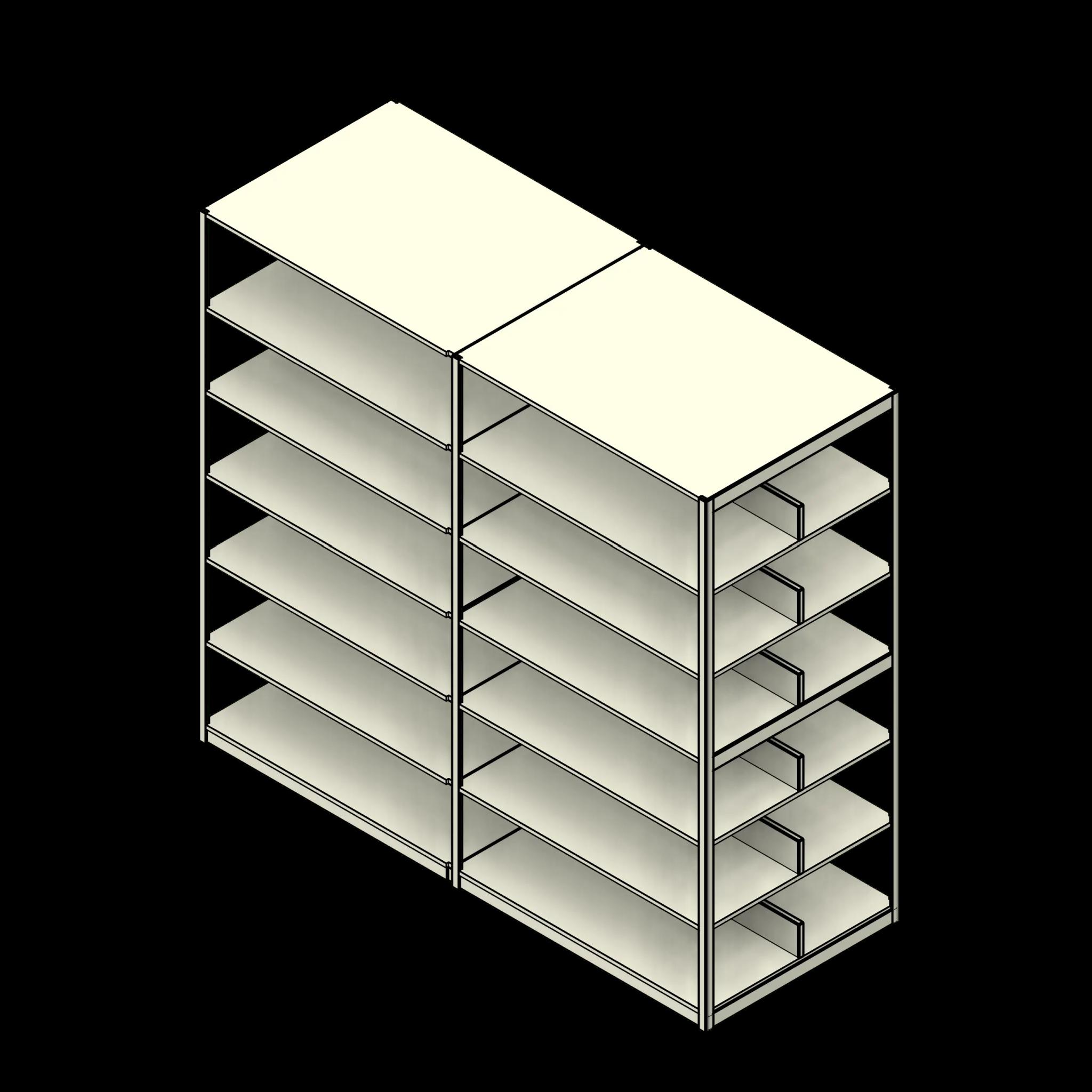 4 Post Box 2 Unit 6 Tier Double Sided