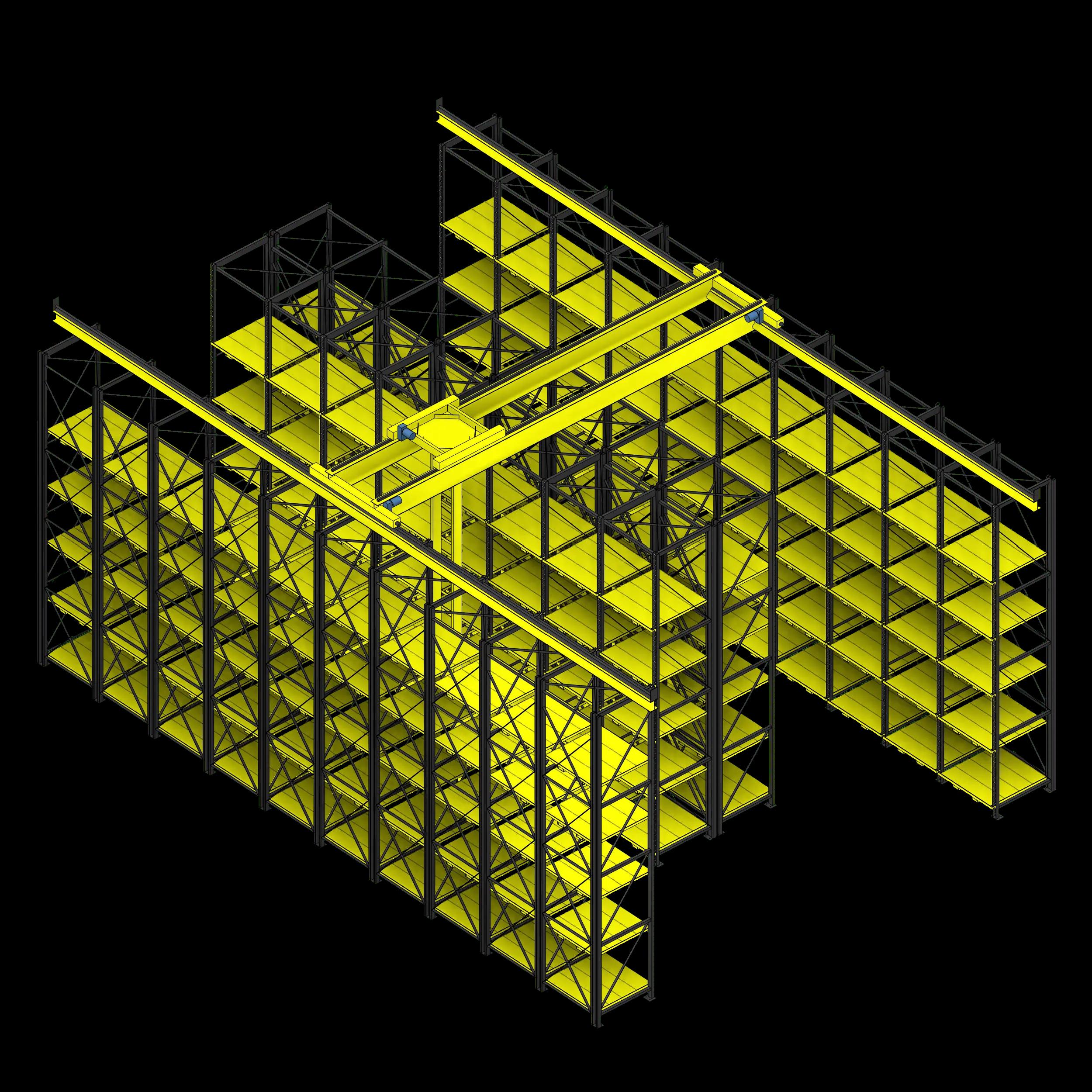 SSG Retrieval System Pallet Rack Double Aisle 244