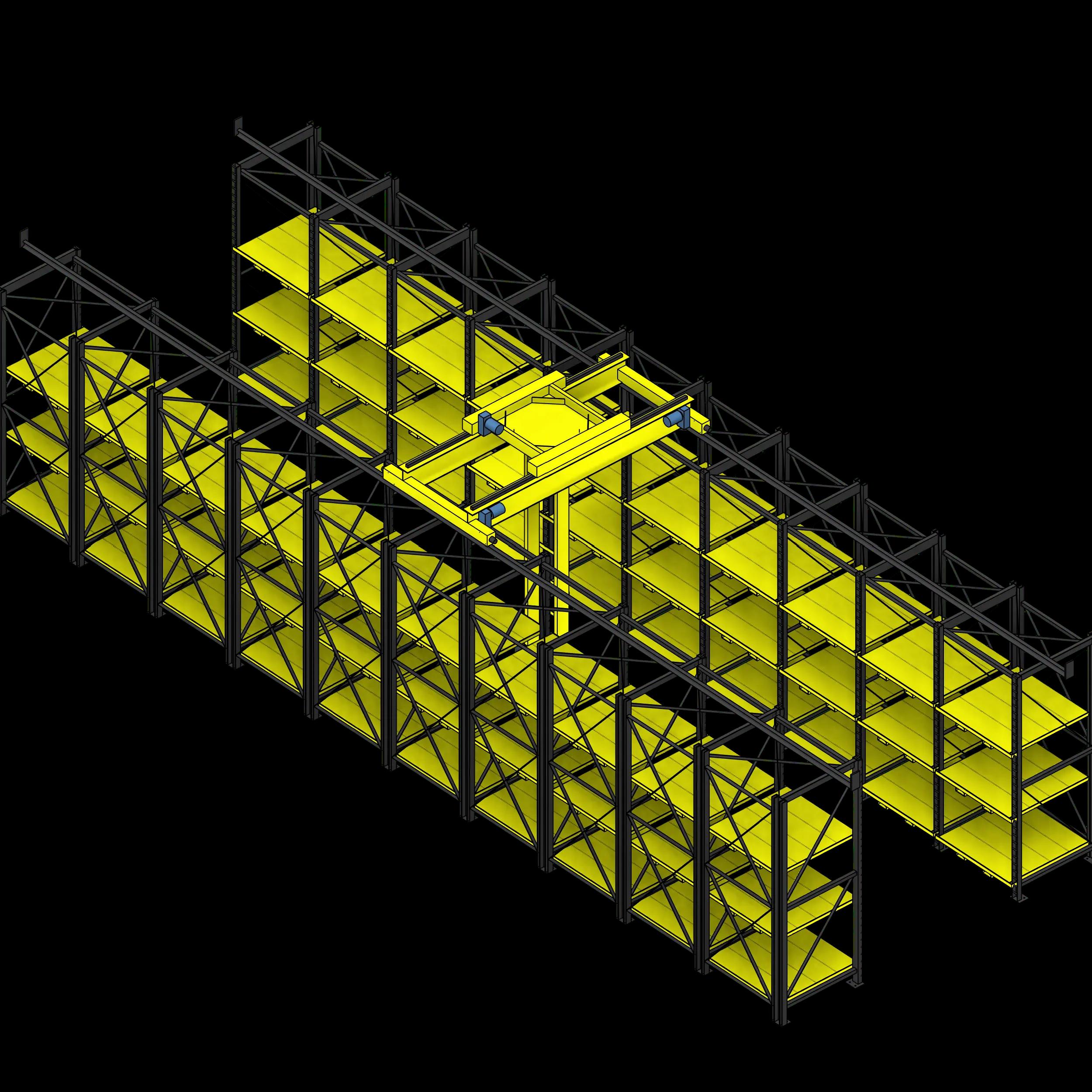 SSG Retrieval System Pallet Rack Single Aisle 124