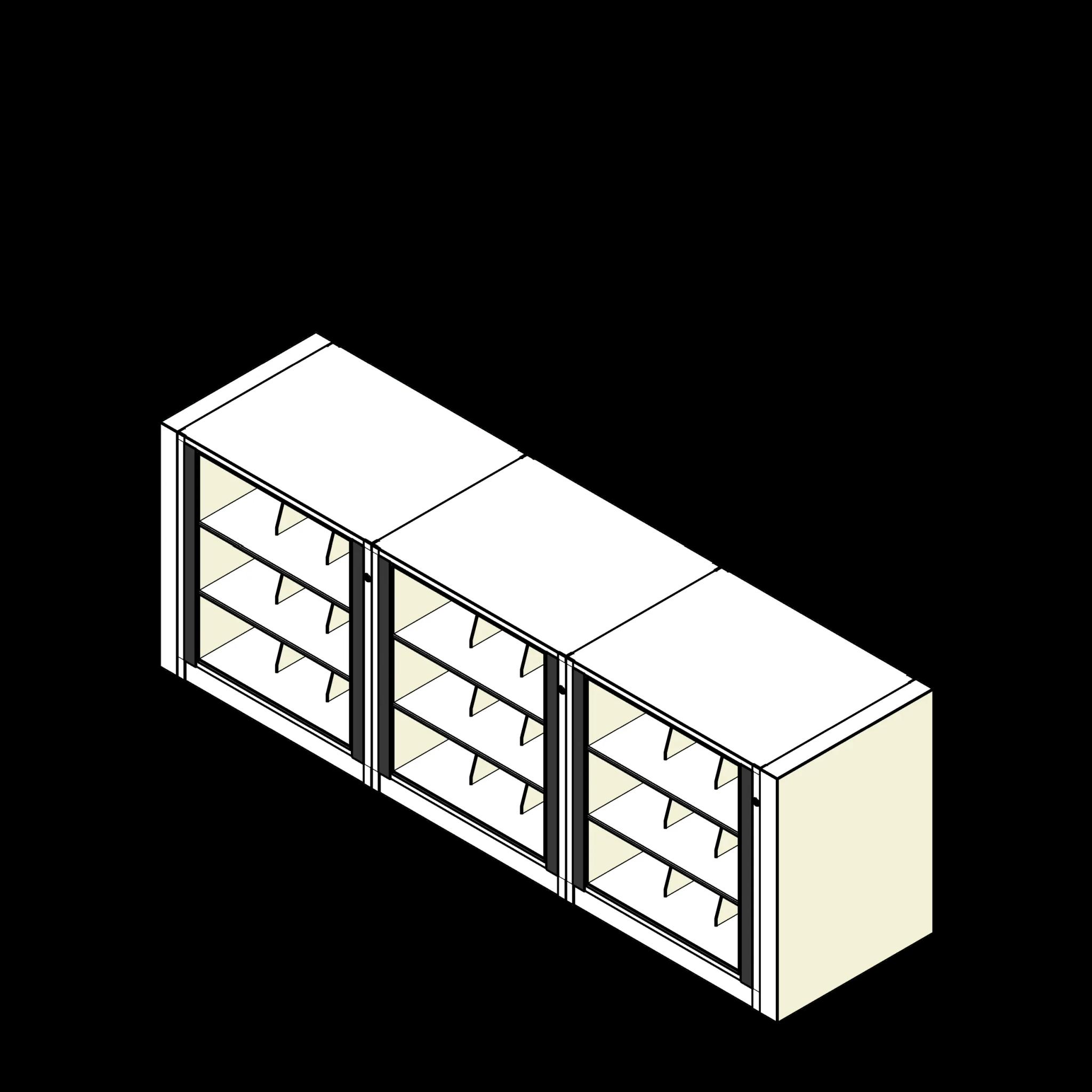 Rotary Cabinet Legal 3 Cabinets 3 Tier Shelves