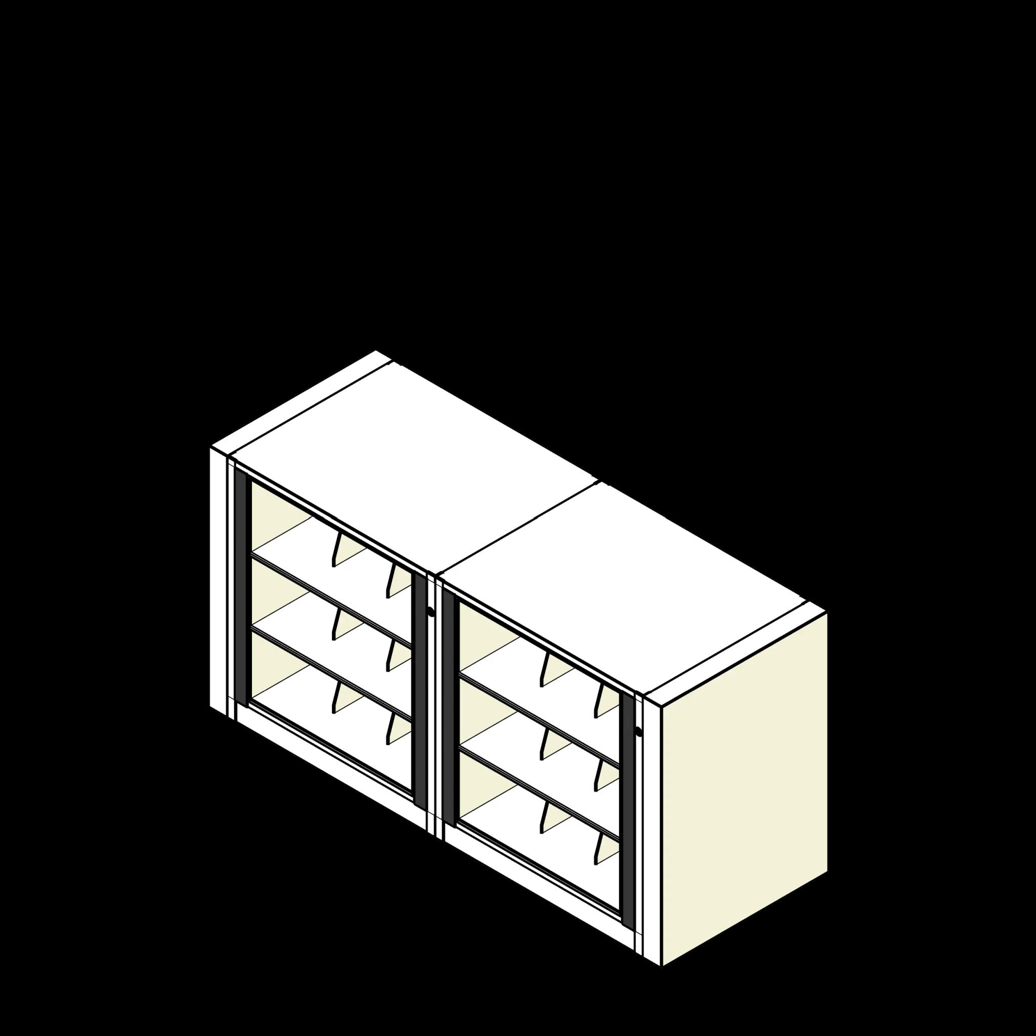 Rotary Cabinet Legal 2 Cabinets 3 Tier Shelves