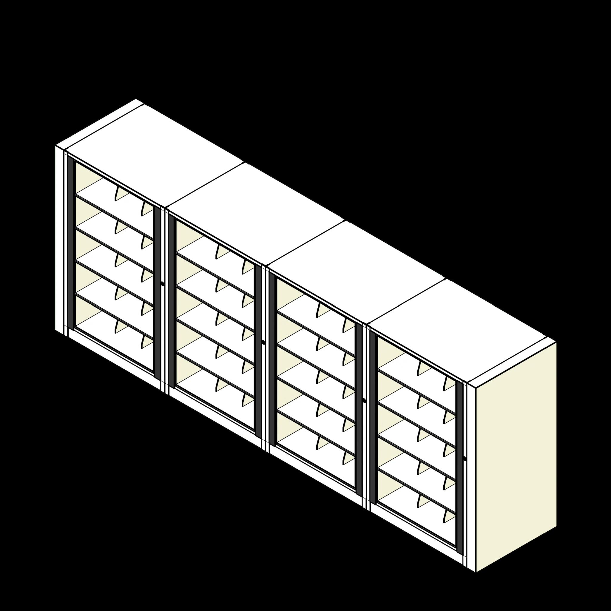 Rotary Cabinet Legal 4 Cabinets 5 Tier Shelves