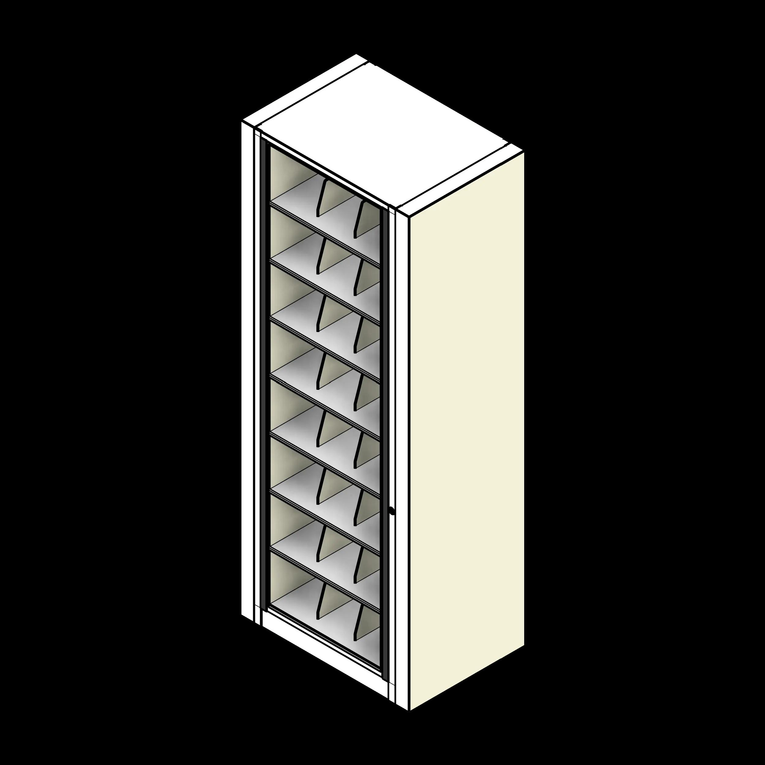 Rotary Cabinet Letter 1 Cabinet 8 Tier Shelves