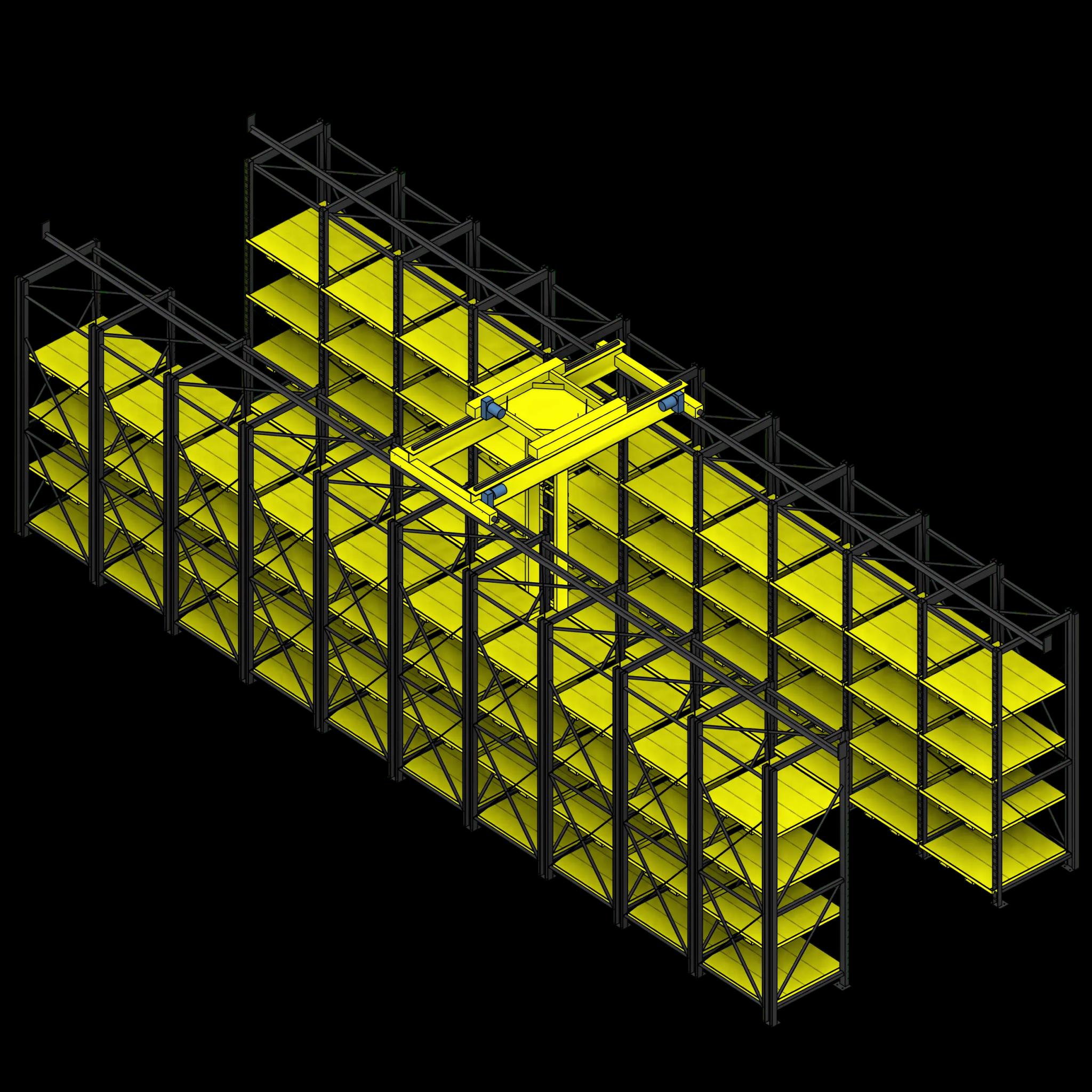 SSG Retrieval System Pallet Rack Single Aisle 148