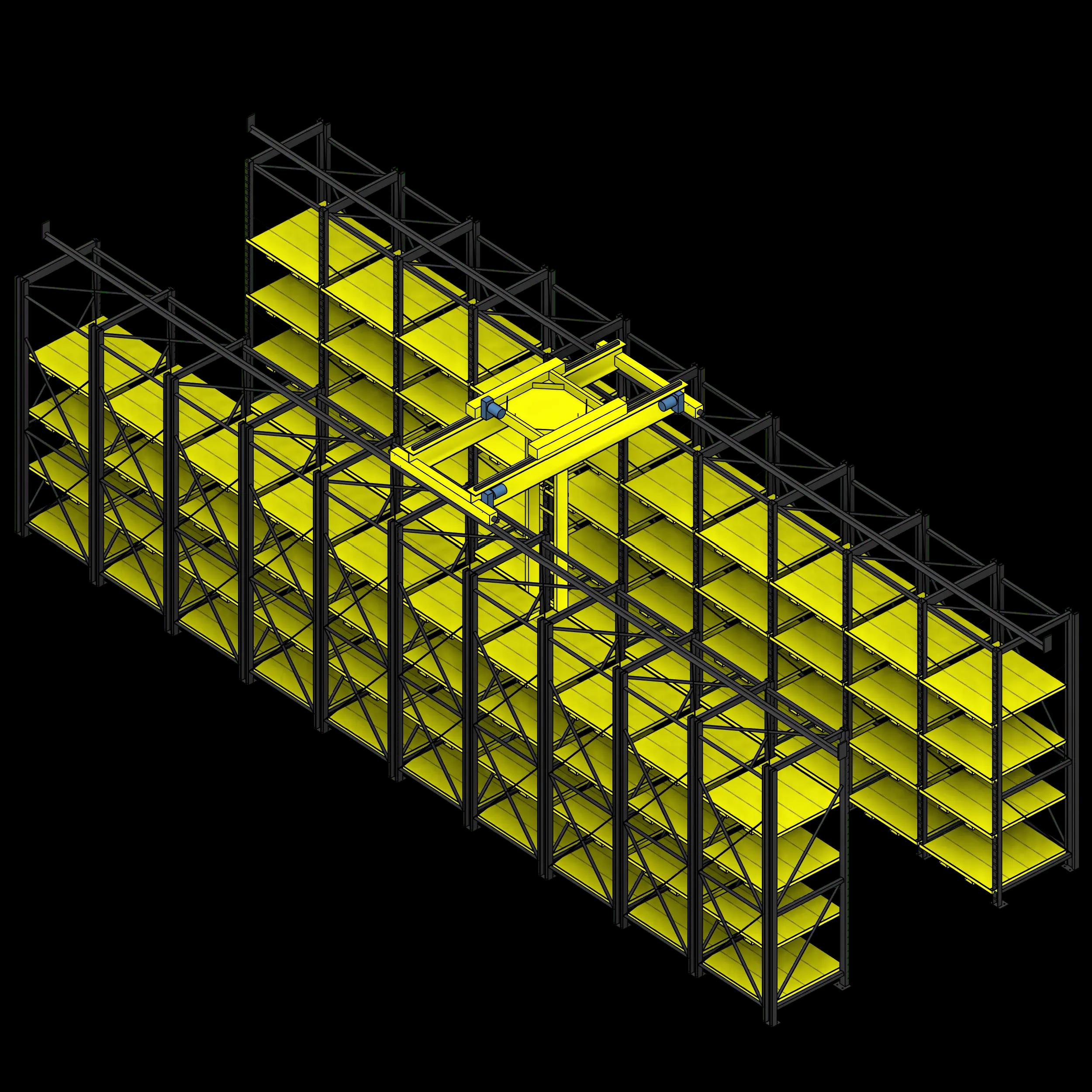 SSG Retrieval System Pallet Rack Single Aisle 148