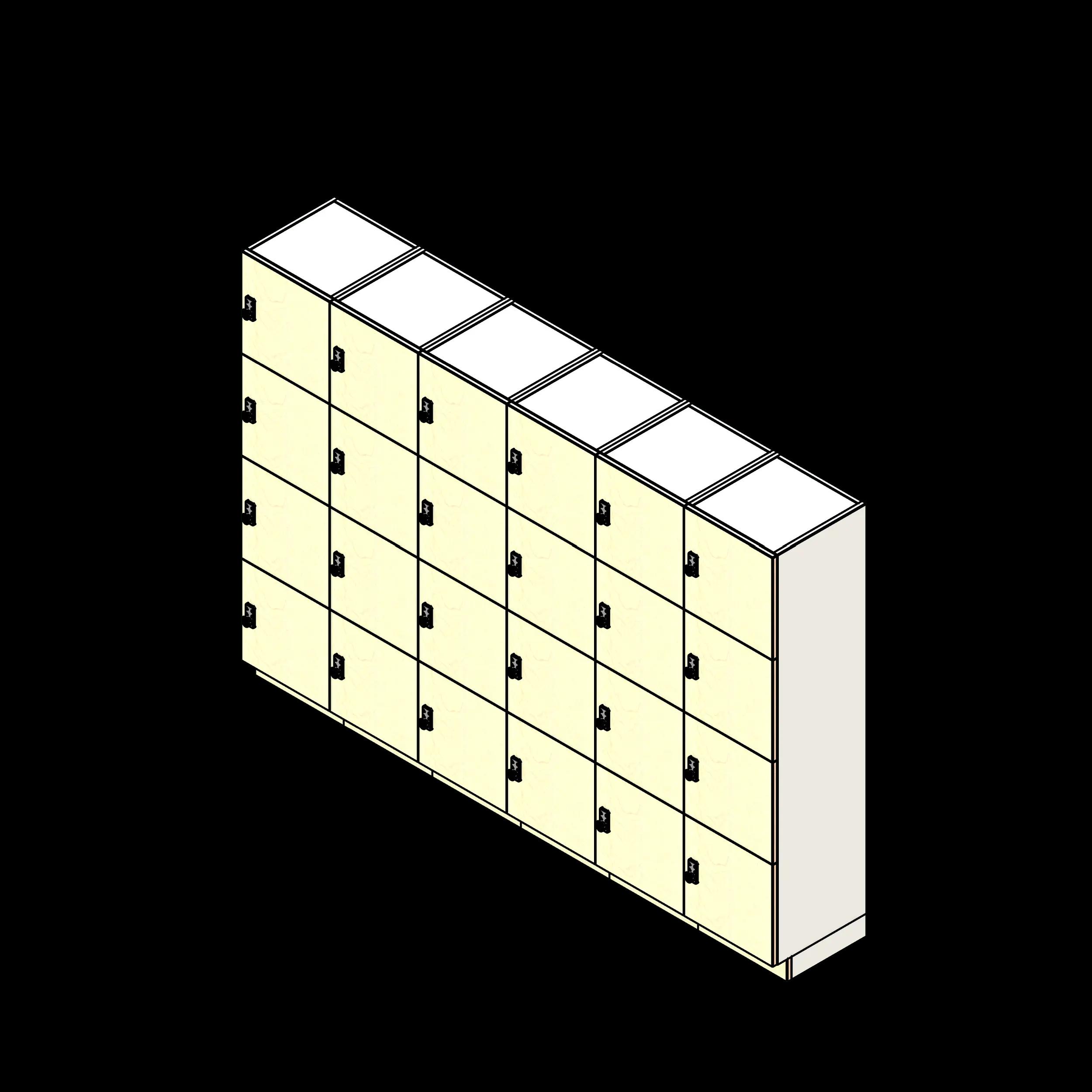 SSG Day Locker 4 Tier 1818 LAM
