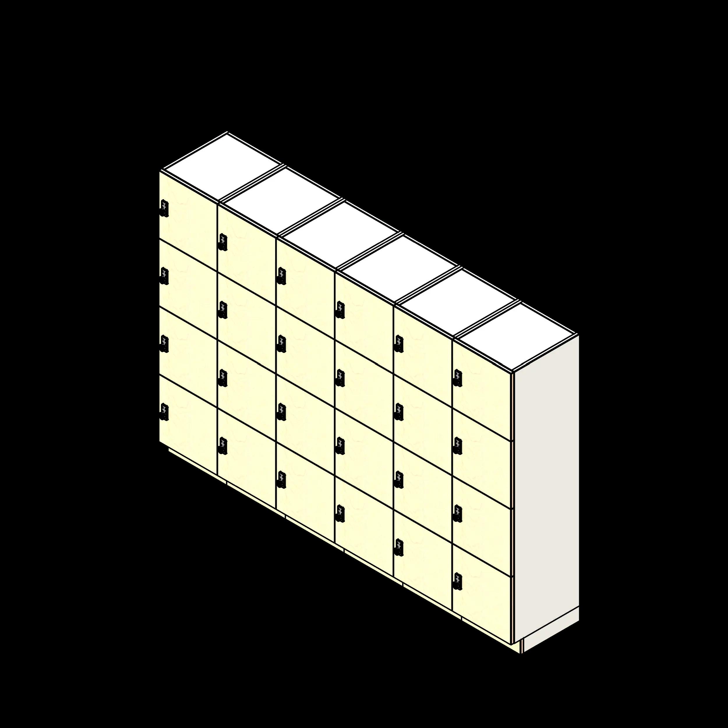SSG Day Locker 4 Tier 1824 LAM