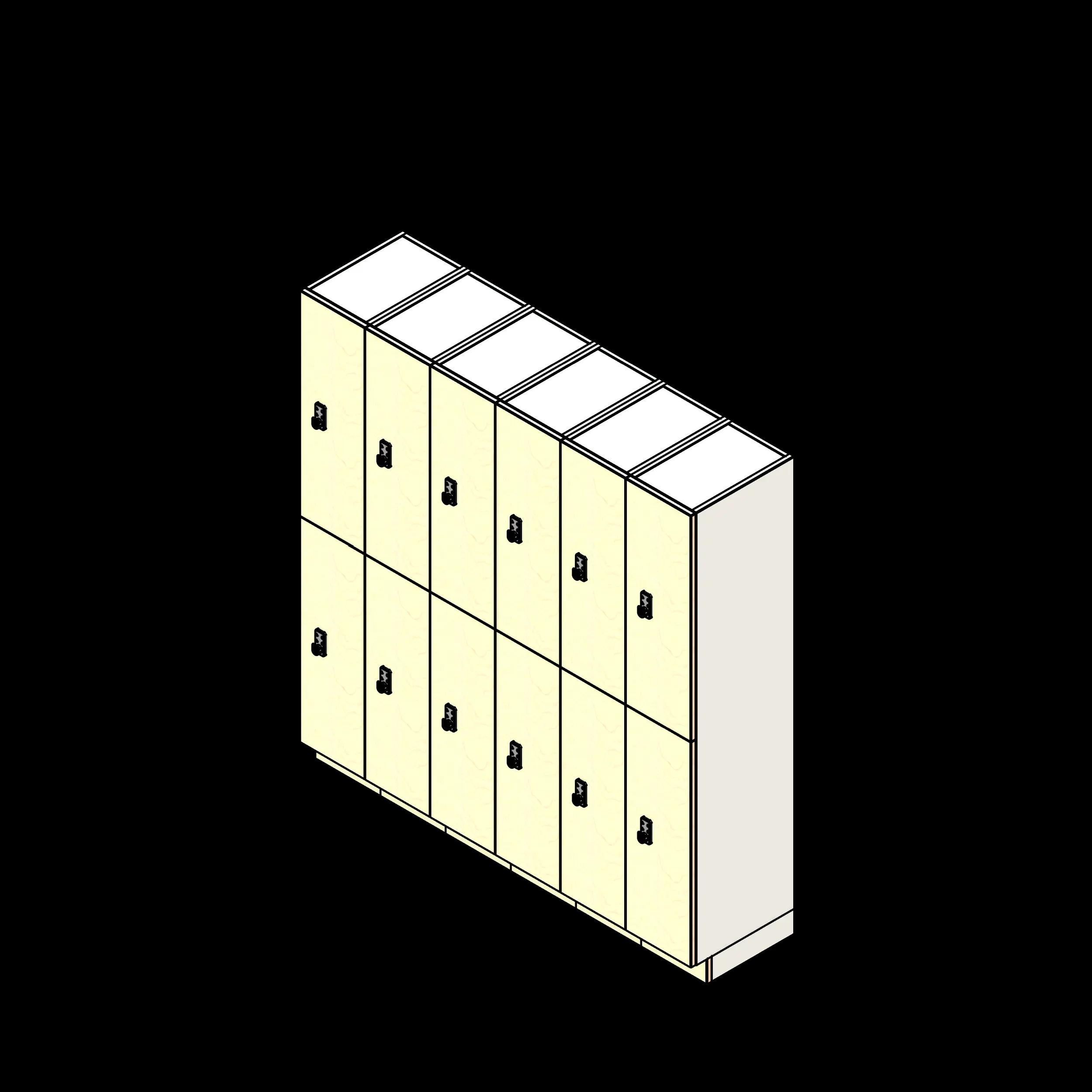 SSG Day Locker 2 Tier 1218 LAM