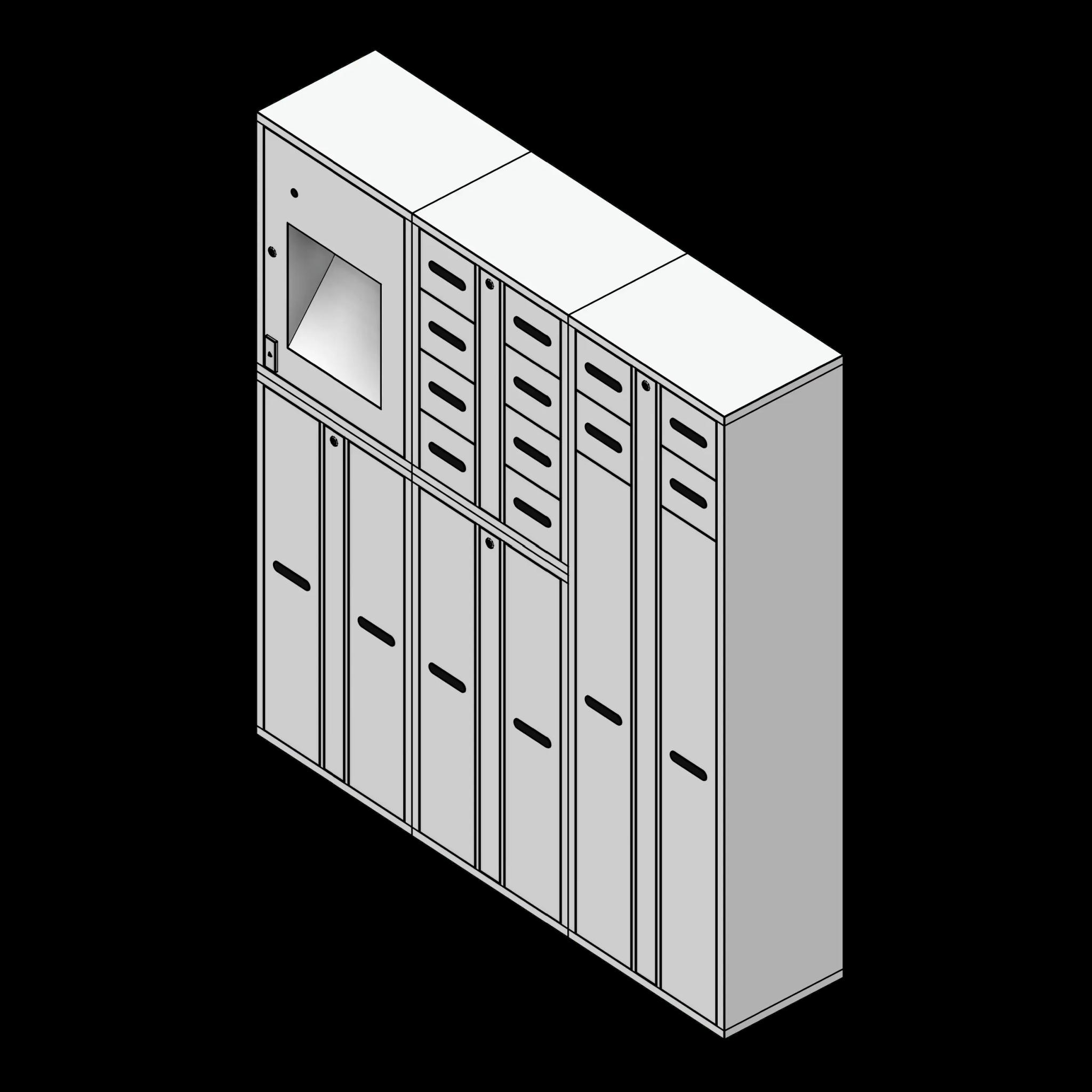 SSG Locker Smart Weapon PCS 18 Door