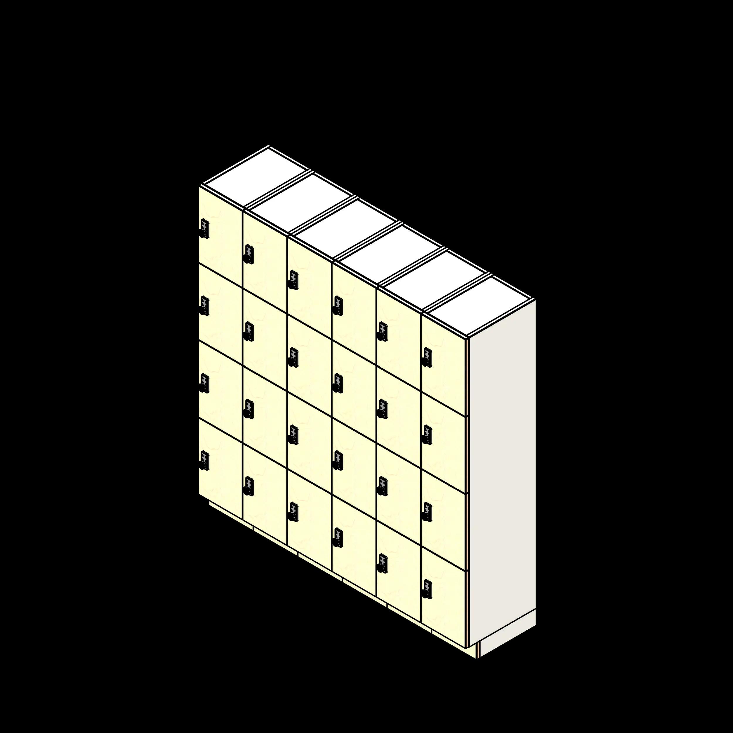 SSG Day Locker 4 Tier 1218 LAM
