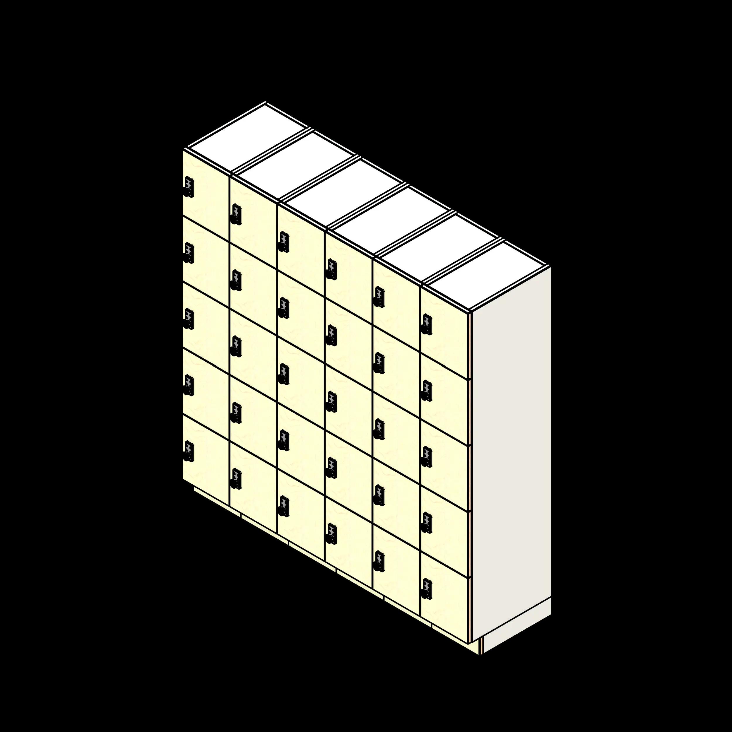 SSG Day Locker 5 Tier 1224 LAM