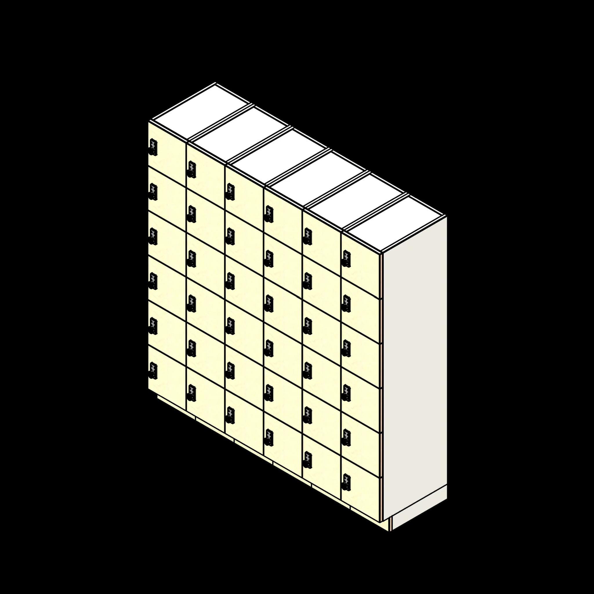SSG Day Locker 6 Tier 1224 LAM