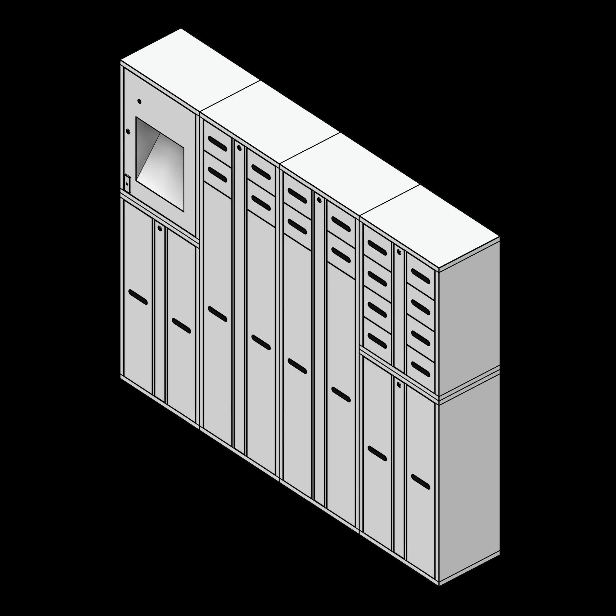 SSG Locker Smart Weapon PCS 24 Door