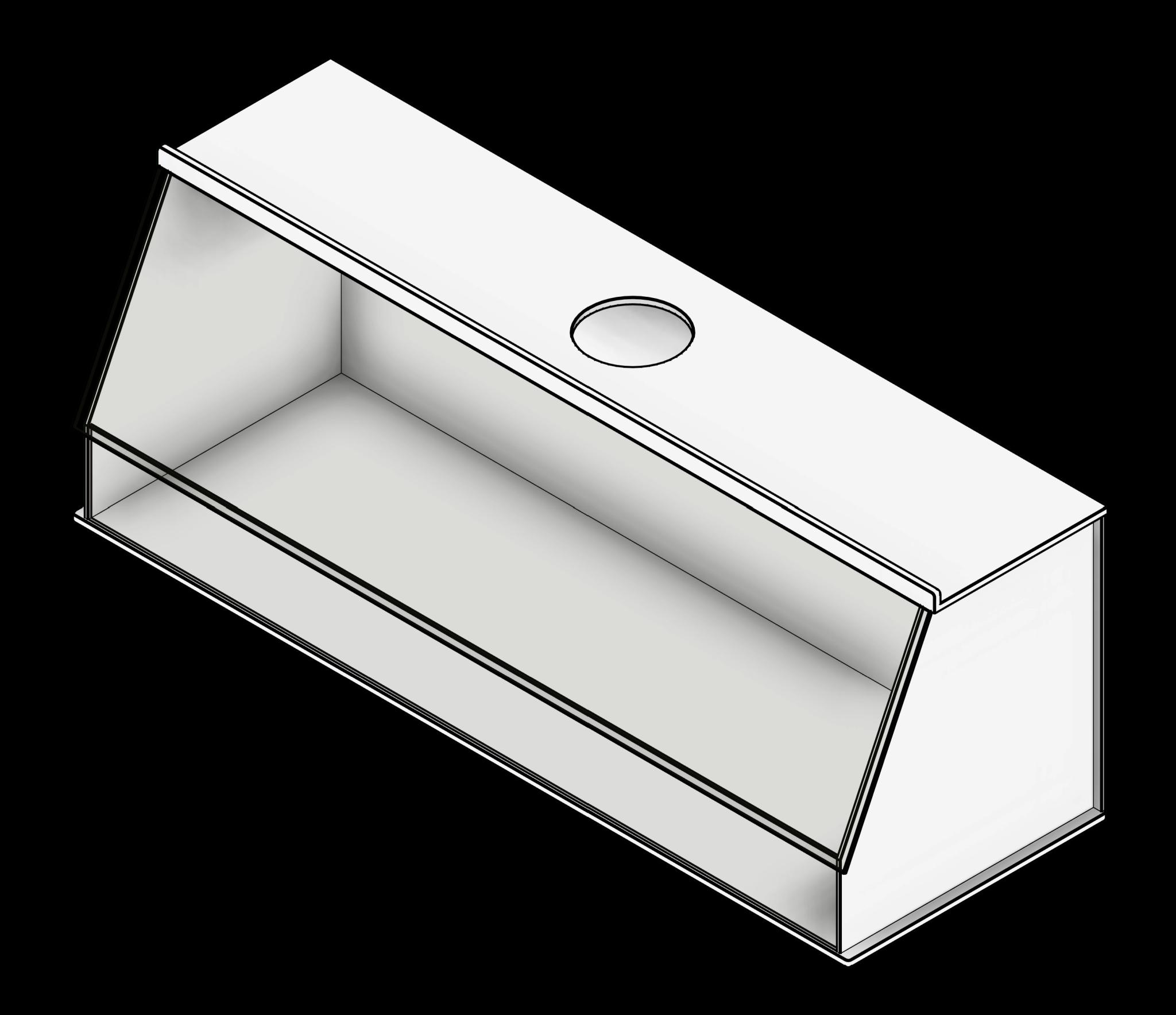 SSG Fume Hood Ducted PLA 70 Inch Width