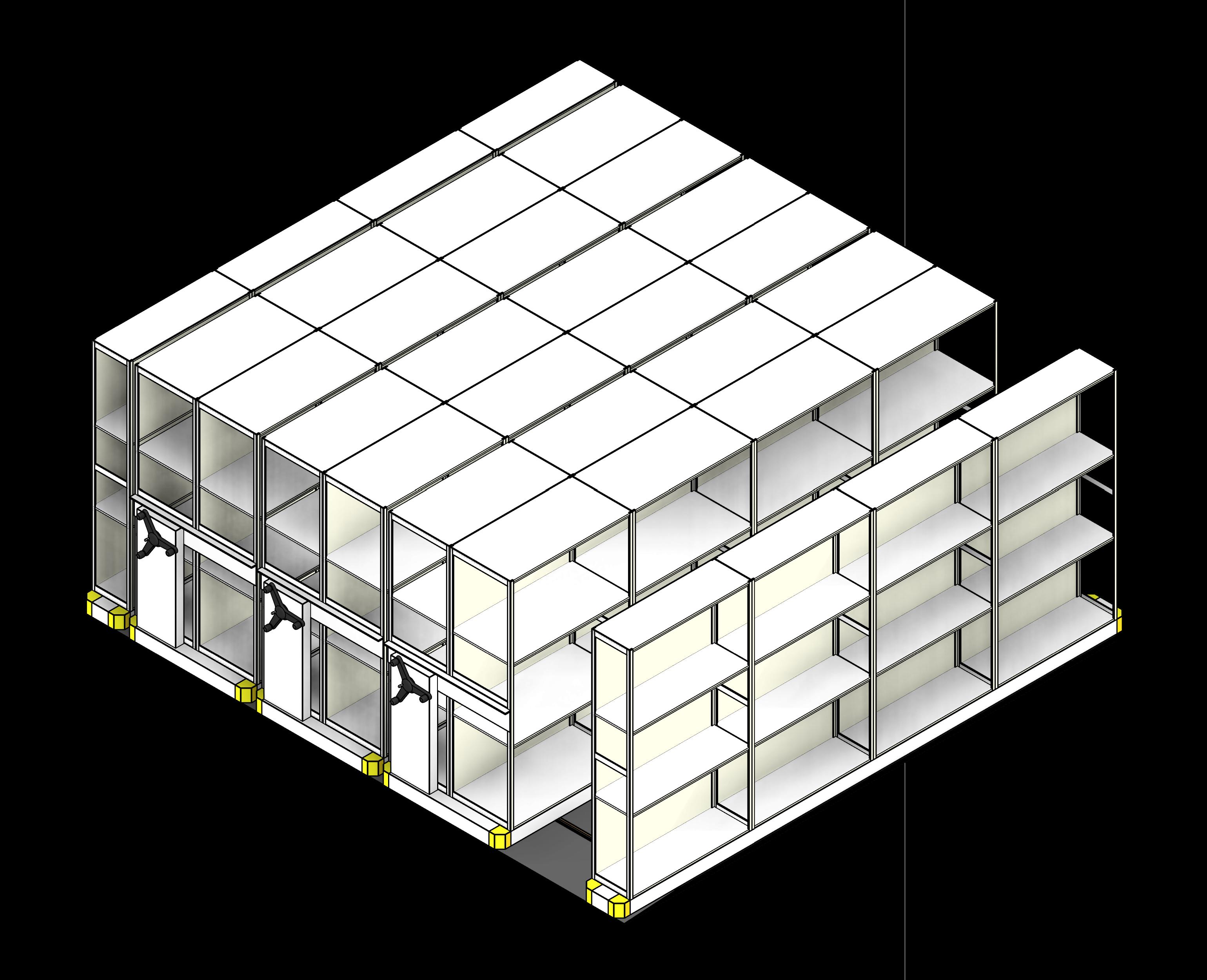 SSG High Density Industrial 4 Post PCS