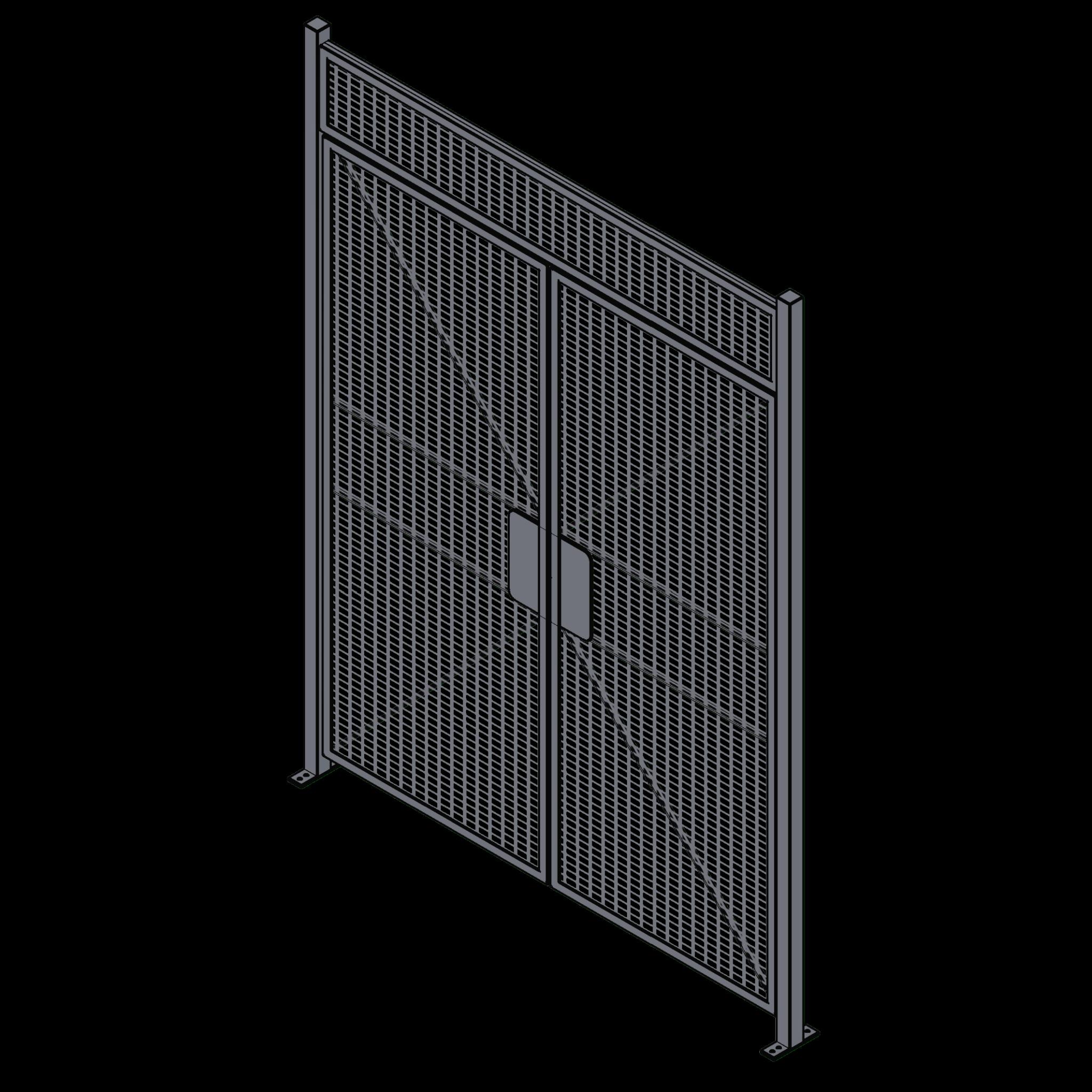 SSG Wire Partition Double Hinged Door WIR