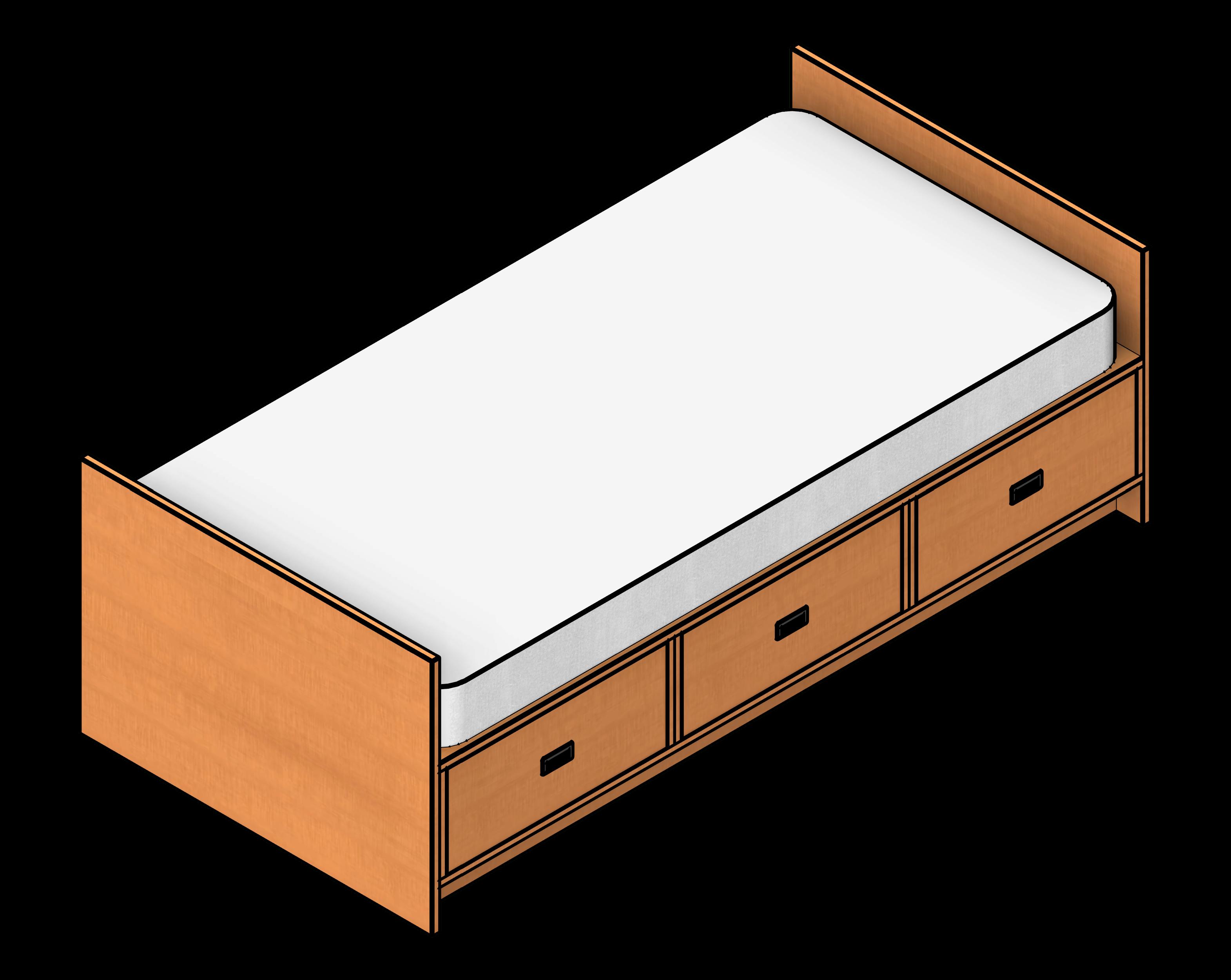 SSG Firehouse Bed 3 Drawers LAM
