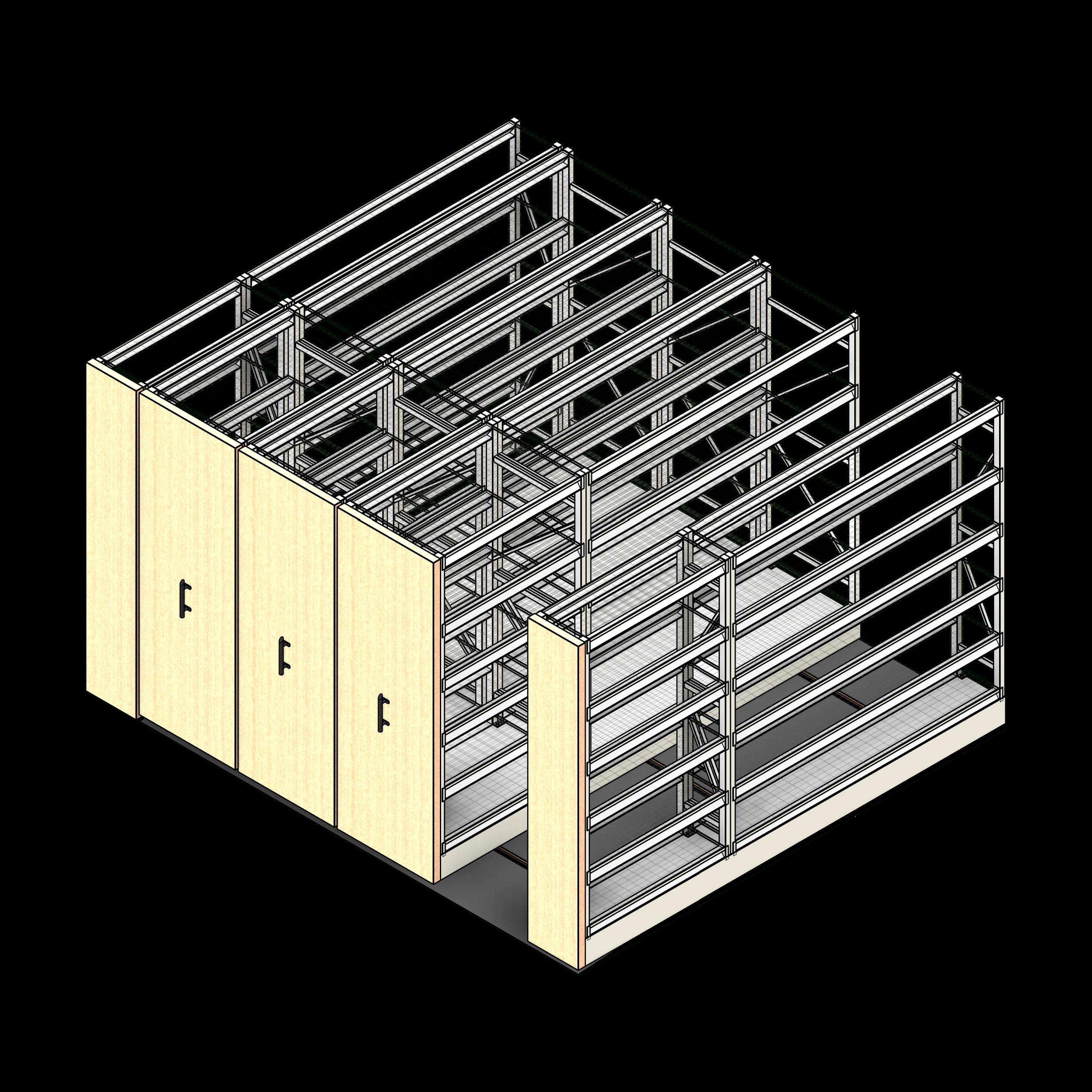 SSG High Density Standard Wide Span PCS Waterfall Wire Decking