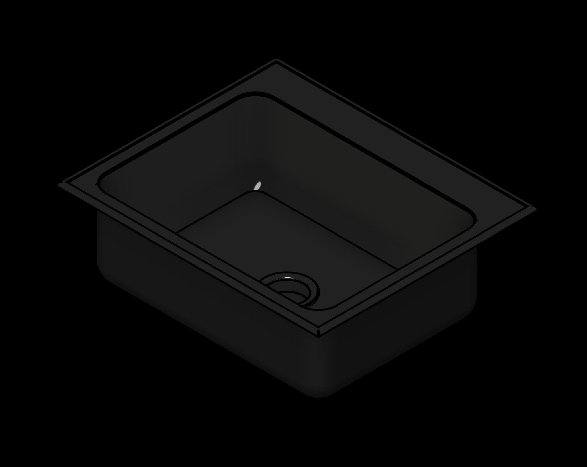 SSG Sink Single Bowl Ledge SST 25x21