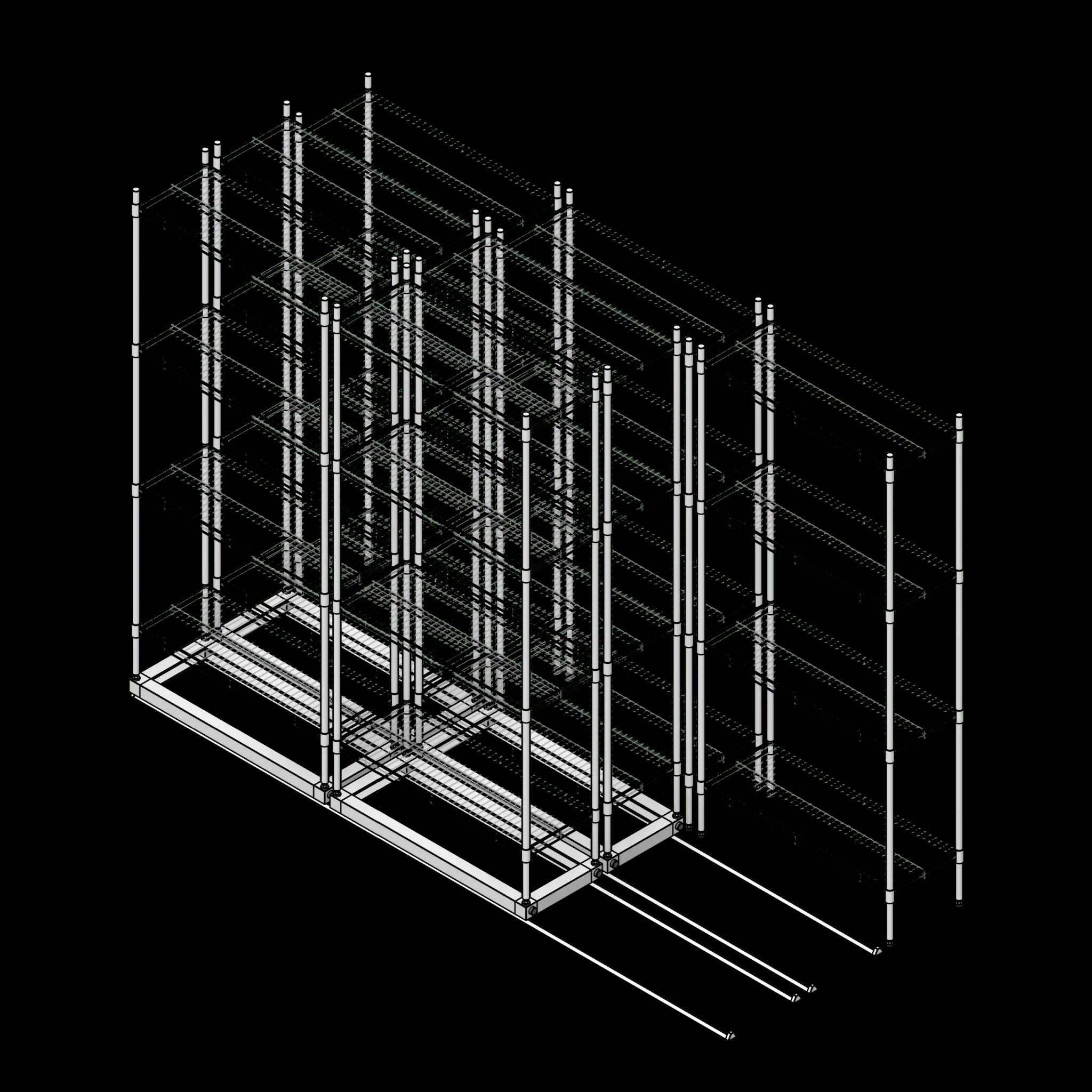 SSG Shelving Wire Lateral Sliding CHW