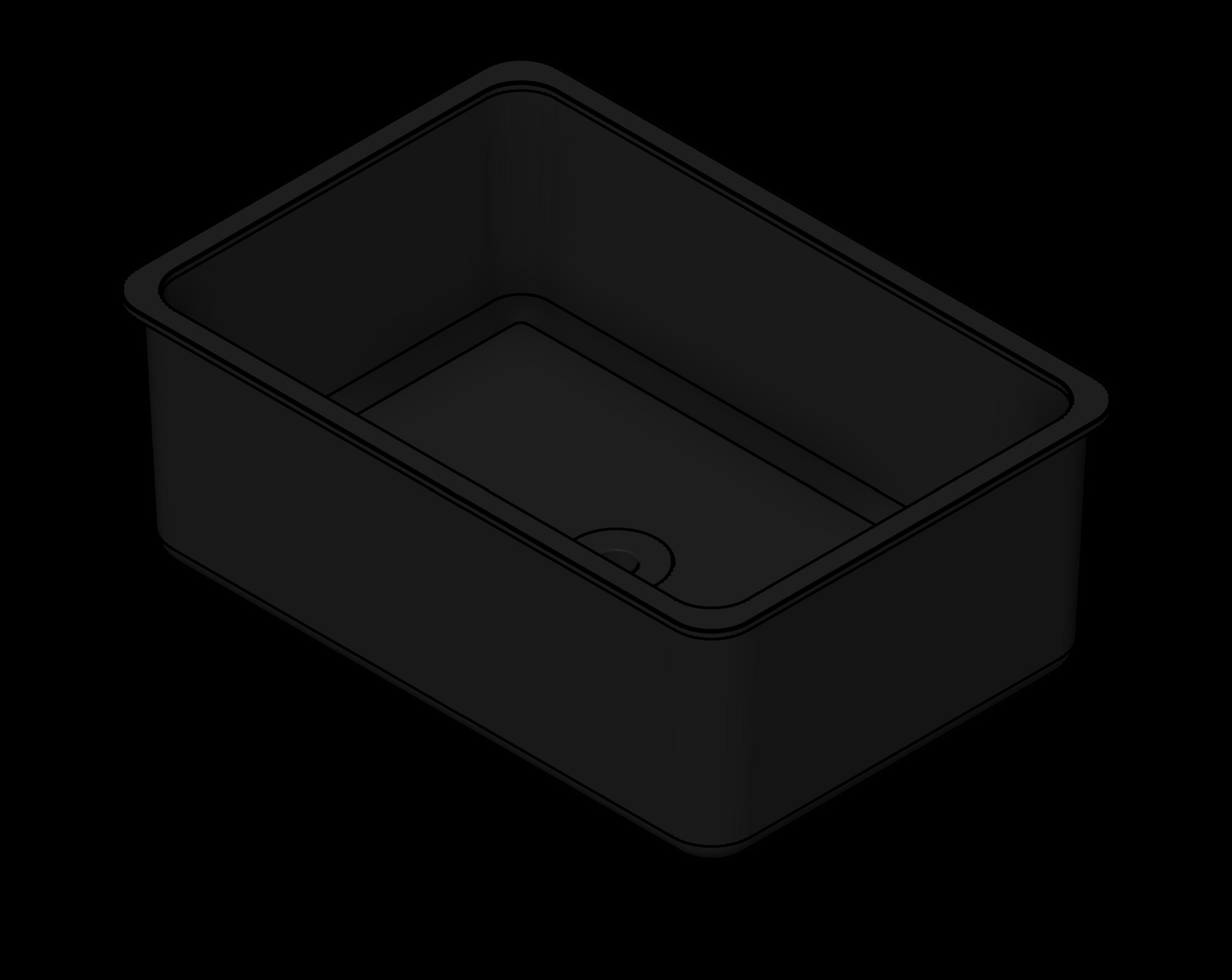 SSG Sink Single Bowl Drop In EPX 24x16x8 Center Drain