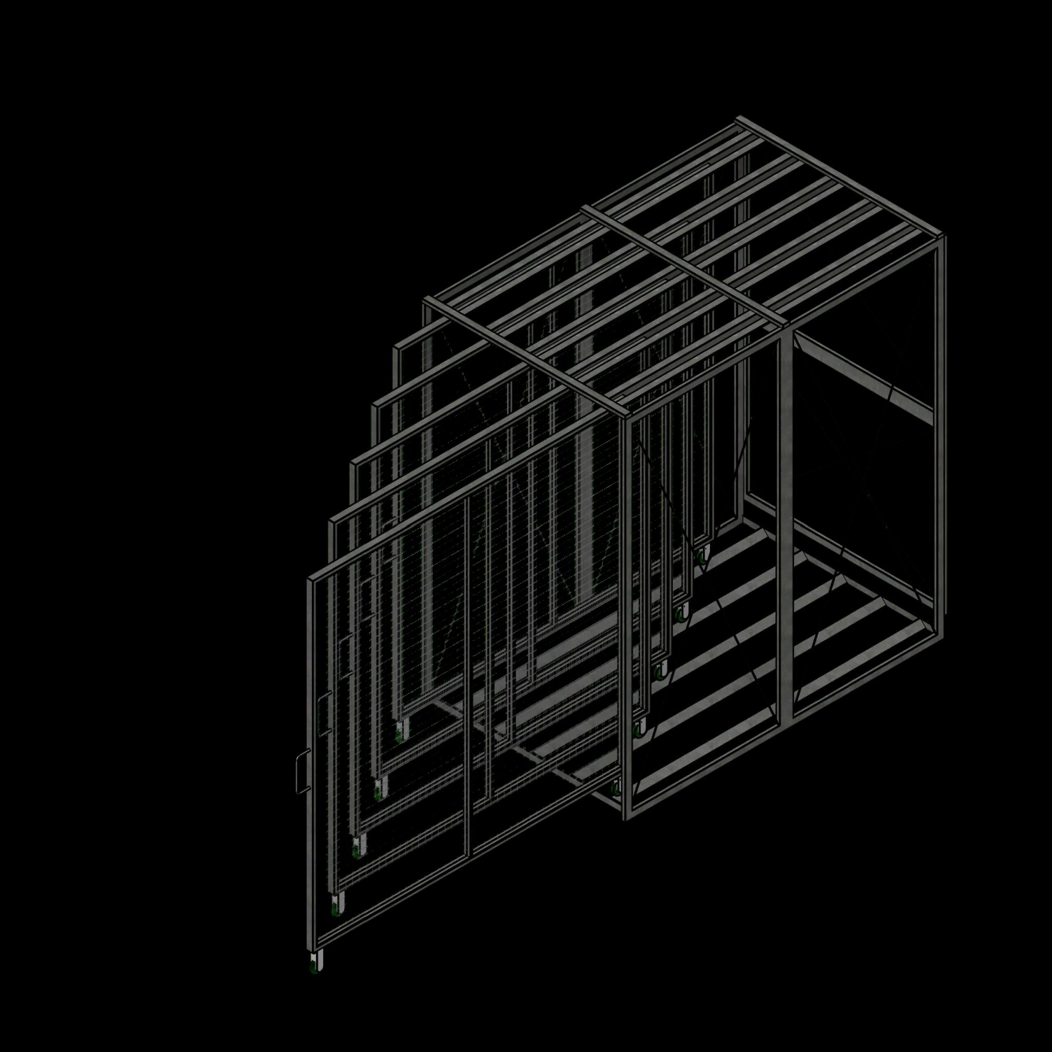  SSG Rack Art 5 Panel PCS Open