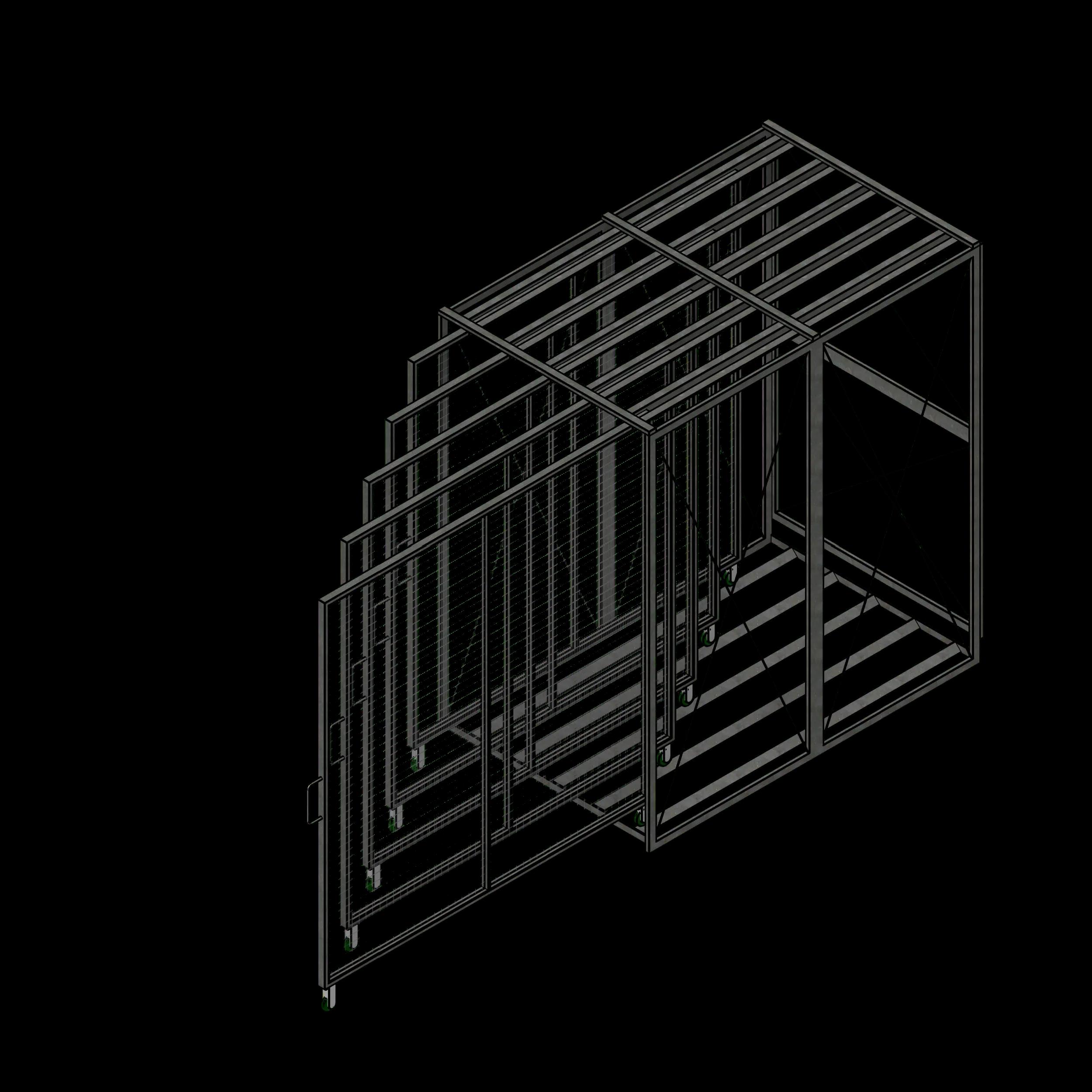  SSG Rack Art 5 Panel PCS Open