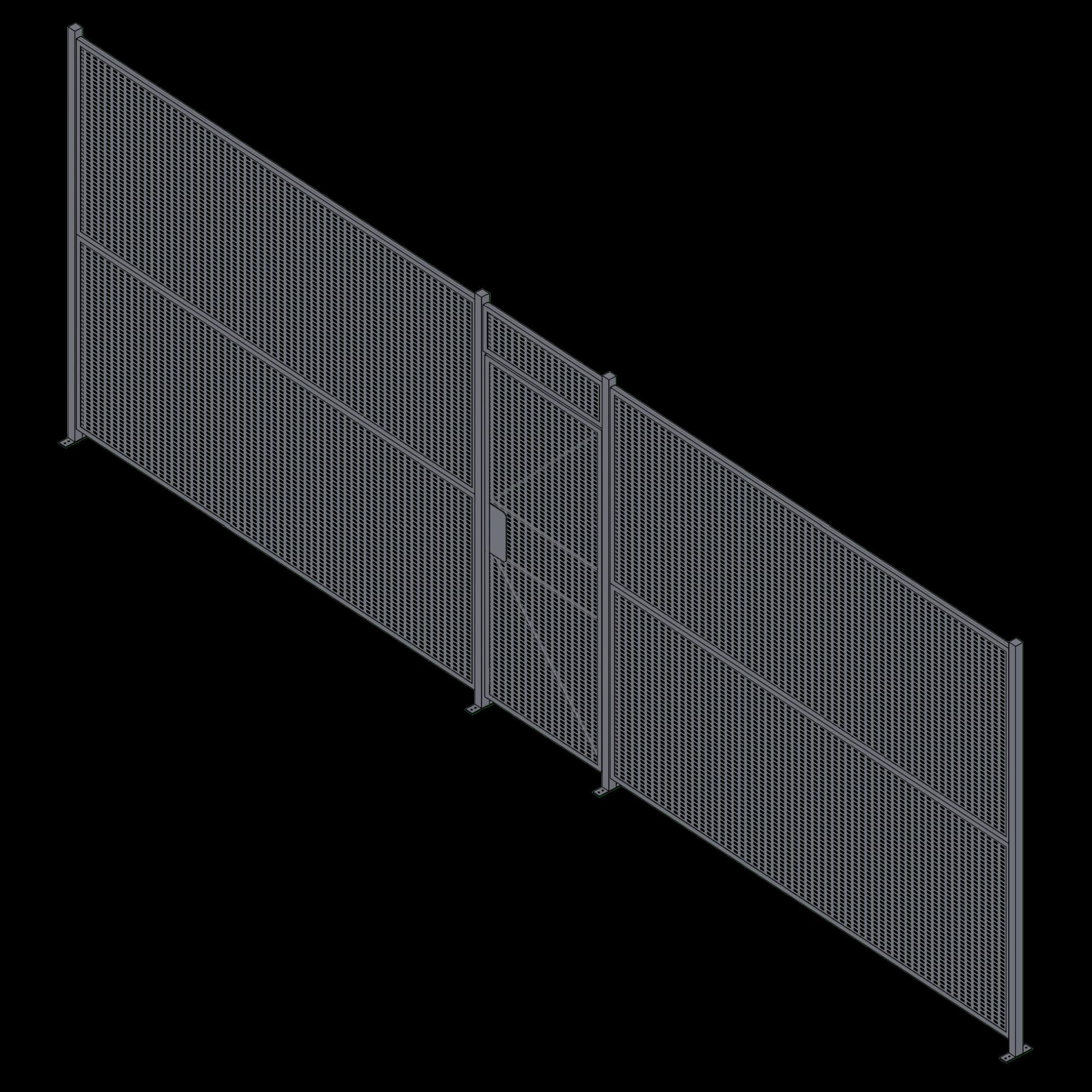 Wire Partition - 1 Sided - Single Hinged - 24 P
